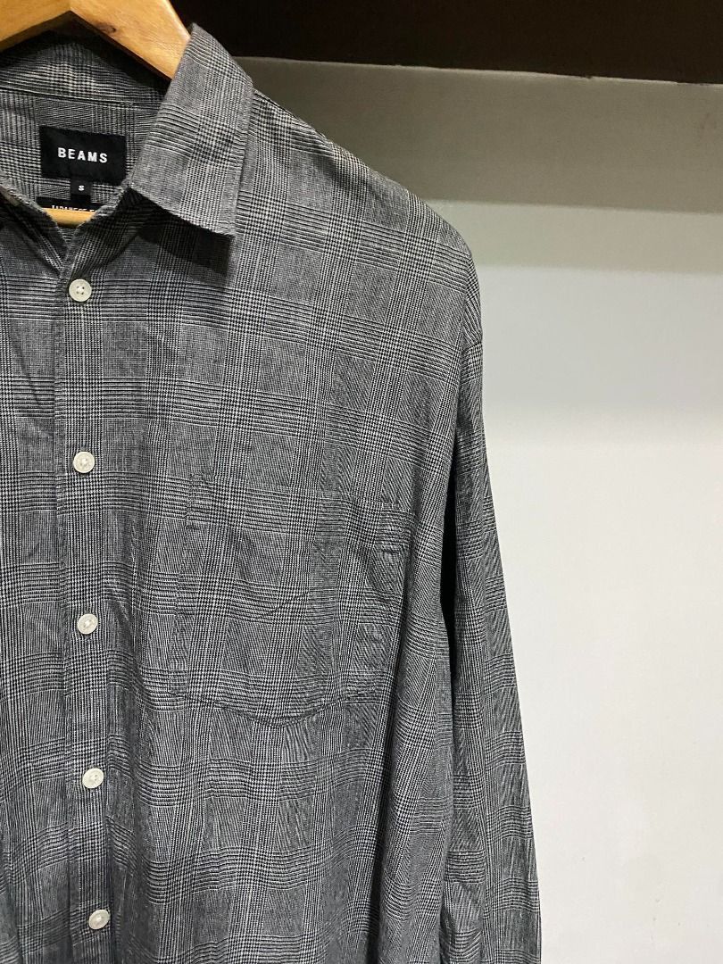Beams Plus Beams Japan Cotton And Linen-blend Oversized Shirt Size US L / EU 52-54 / 3 - 4 Thumbnail