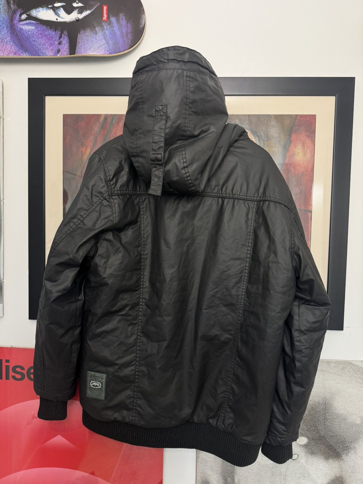 Ecko Unltd. Ecko Unltd Waxed Jacket Winter Fur Rap Baggy Streetwear Size US L / EU 52-54 / 3 - 2 Thumbnail