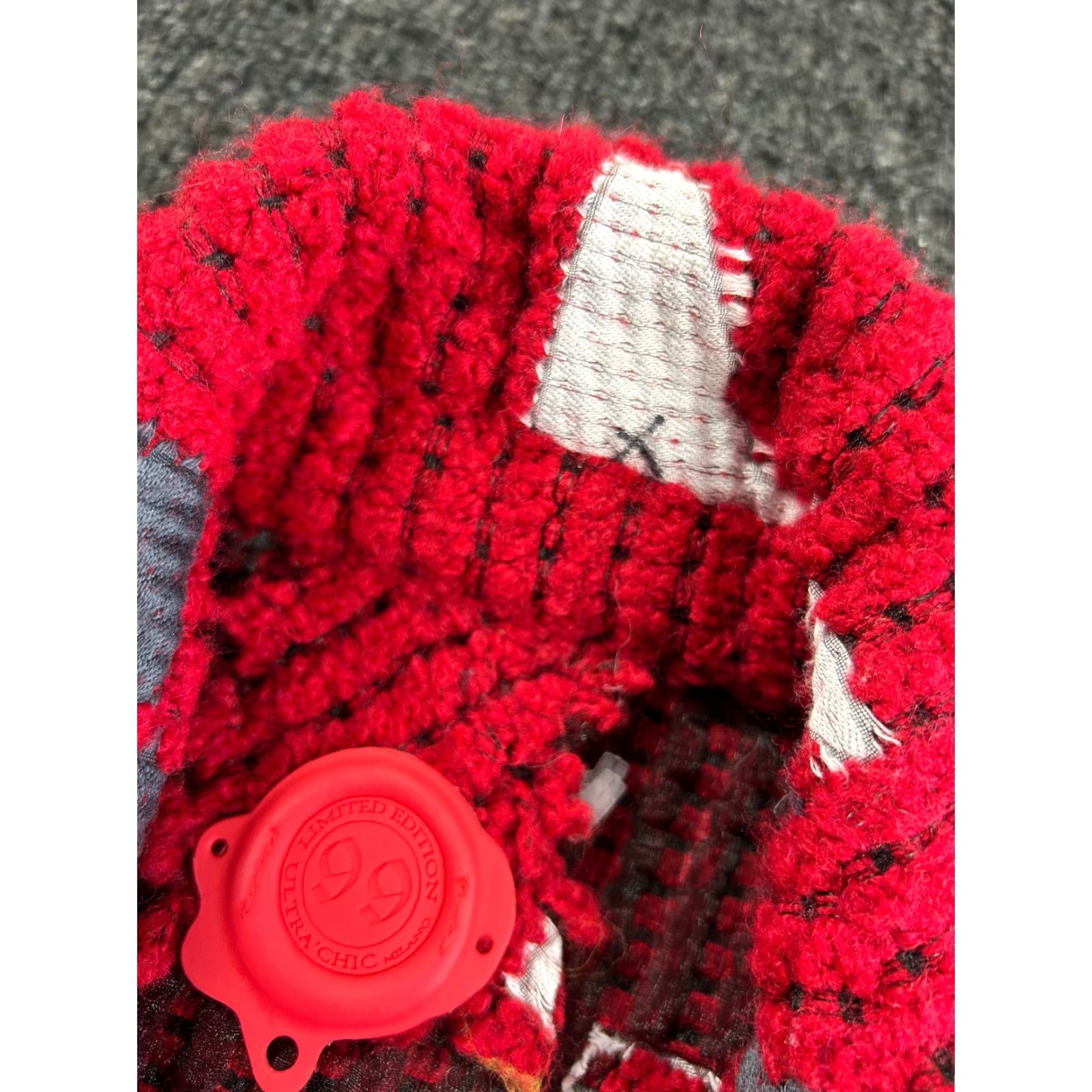 Vintage VINTAGE UltraChic USA Patriotic Knit Coat Red 38 S Long Sleeve Women Pea Coat Long Jacket/Coat USA 90s Size S / US 4 / IT 40 - 4 Thumbnail