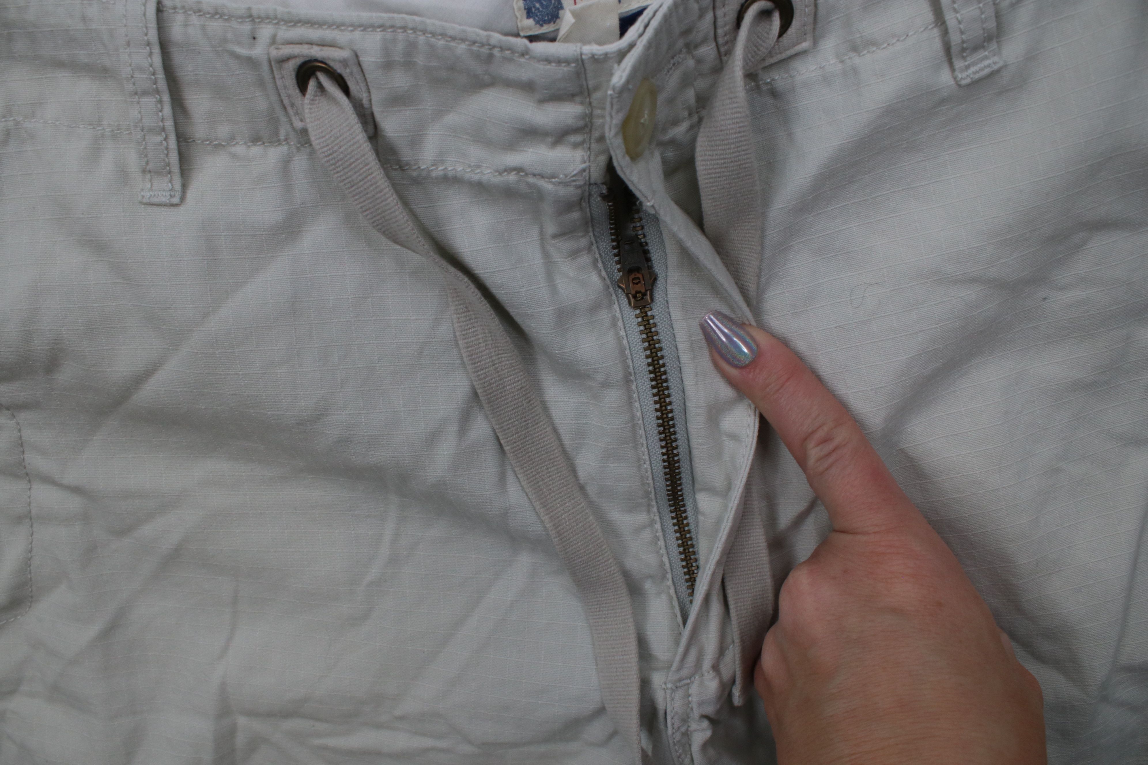 J.Crew Vintage Y2K J Crew Knee Ripstop Utility Shorts Stone Cotton Size US 34 / EU 50 - 6 Thumbnail