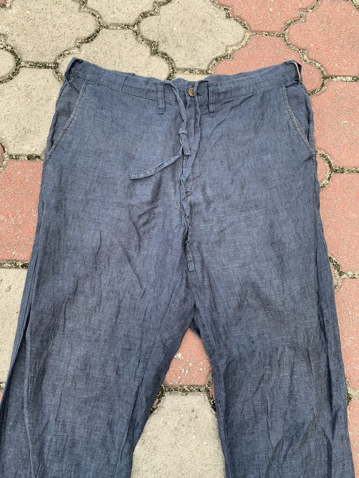 Japanese Brand Steals! Japanese Brand Muji Casual Cotton Linen Pants Size US 35 - 3 Thumbnail