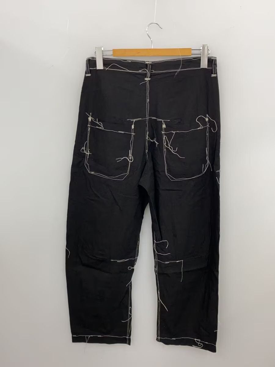 Yohji Yamamoto Contrast Stitch Linen Pants Size US 31 - 2 Thumbnail