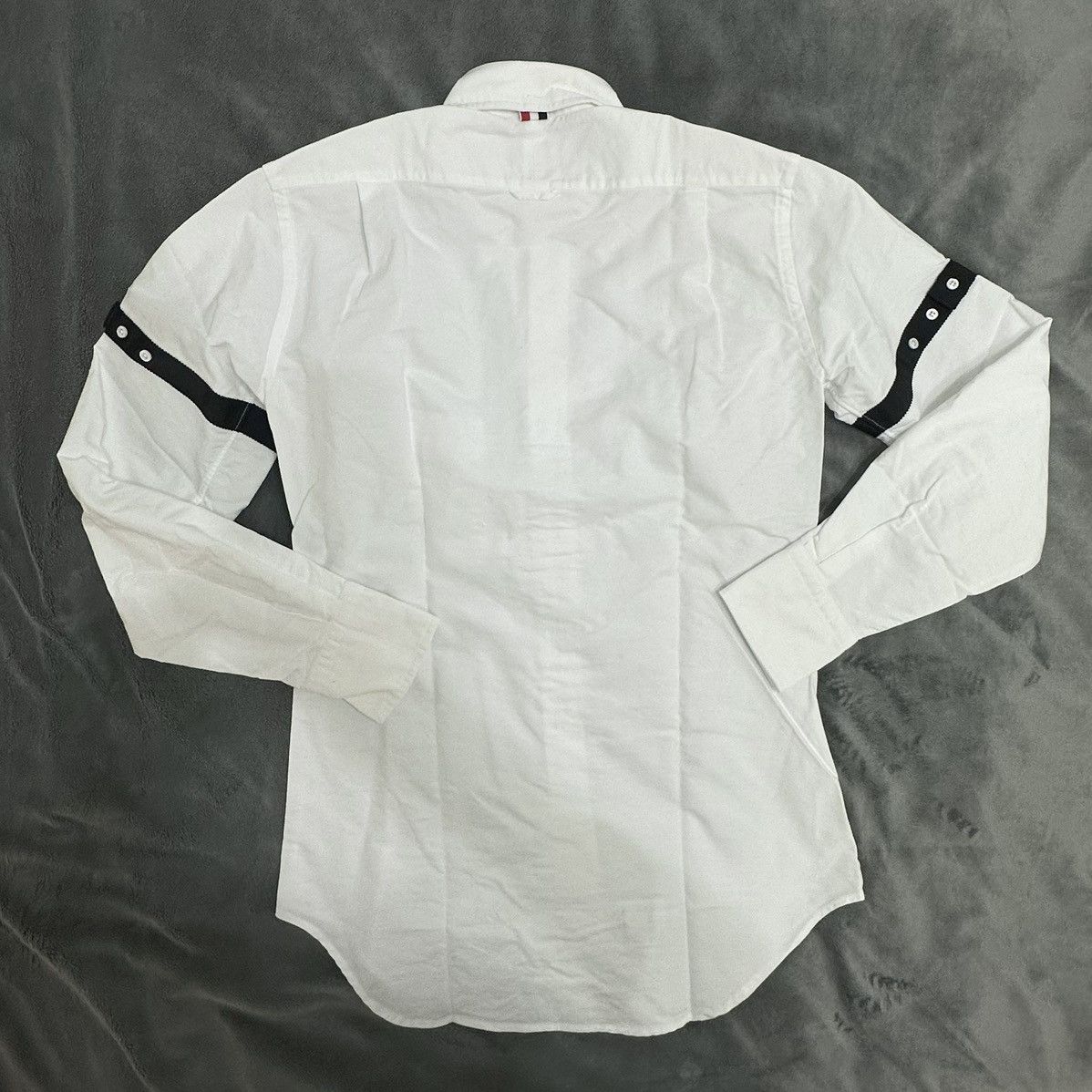 Thom Browne Thom Browne White Cotton Patch Pocket Shirt Size US S / EU 44-46 / 1 - 5 Thumbnail