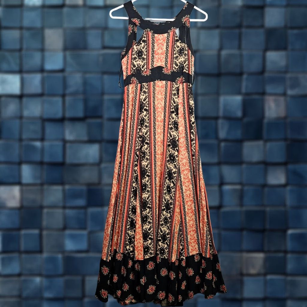 Free People Free People Maxi Women’s Dress Size 0 Colorful Multicolor A-Line Sleeveless Round Neck Casual 4 Seasons Womens Size XS / US 0-2 / IT 36-38 - 1 Thumbnail