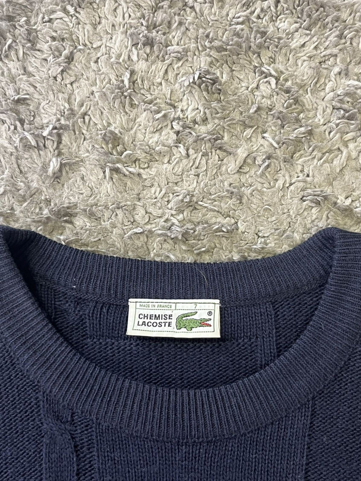 Lacoste Vintage Luxury Knitwear Lacoste MADE IN FRANCE 🇫🇷 Size US XL / EU 56 / 4 - 7 Thumbnail
