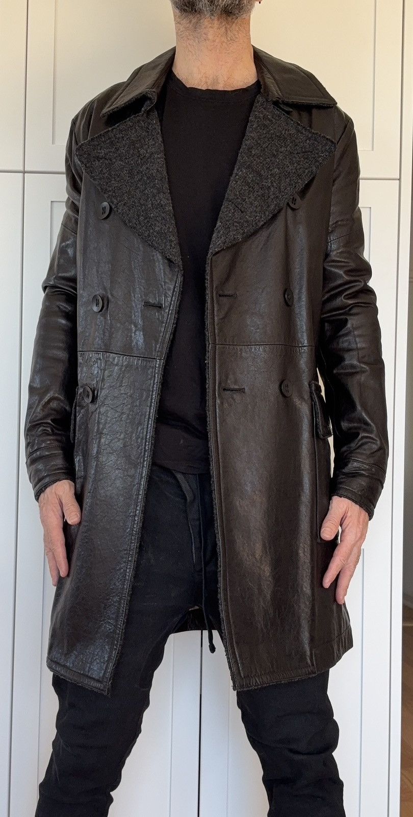 Ralph Lauren ARI SOHO BNWT Leather Coat Size US S / EU 44-46 / 1 - 1 Thumbnail