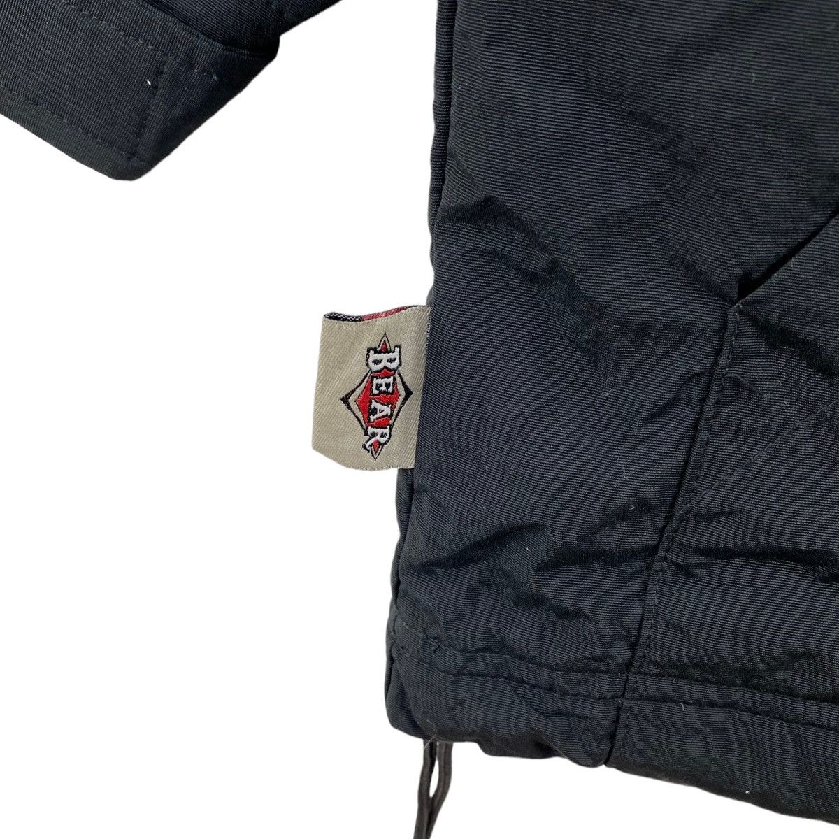 Vintage Vintage BEAR SURF BOARD Embroidered Logo Black Windbreaker Size US L / EU 52-54 / 3 - 3 Thumbnail