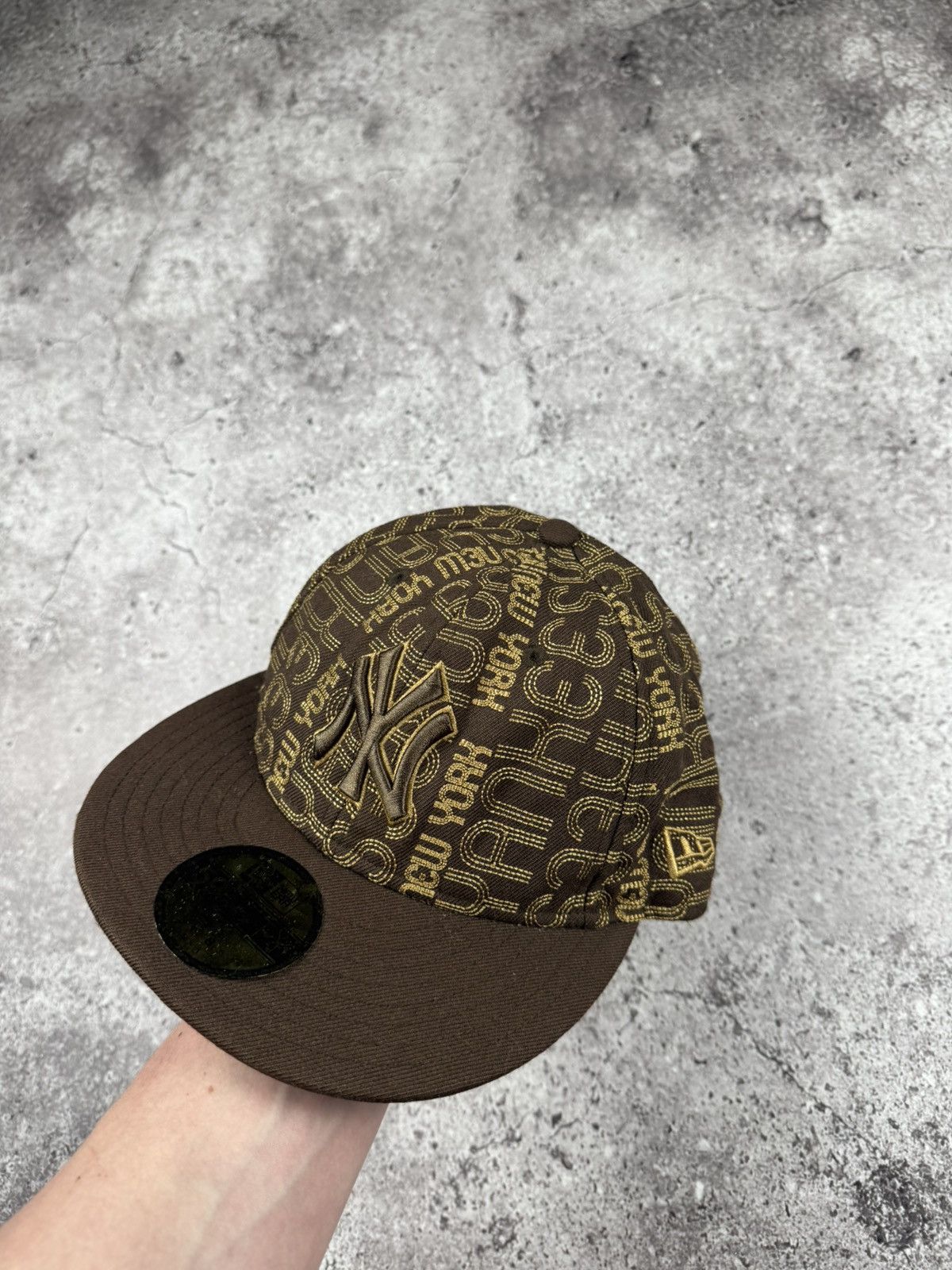 Kith × New Era × New York Yankees New Era New York Yankees Monogram Brown Cap Rap Size ONE SIZE - 2 Thumbnail