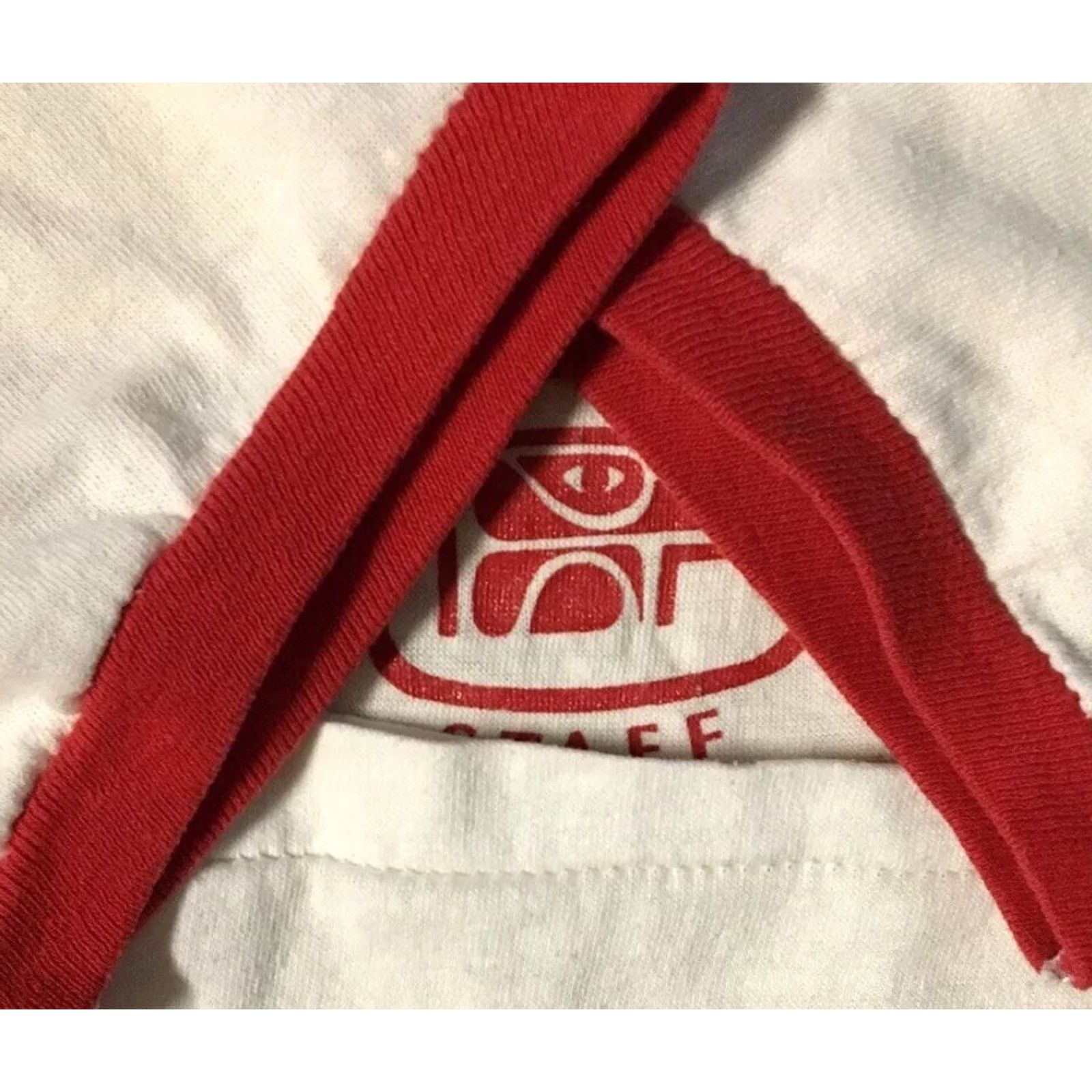 Russell Athletic VINTAGE Russell Athletic T-Shirt XS Lifeguard Ringer 70s Samena Swim Club Bellevue Washington White Red Grunge Beach Street Punk Retro USA Mens XS Size US XS / EU 42 / 0 - 5 Thumbnail