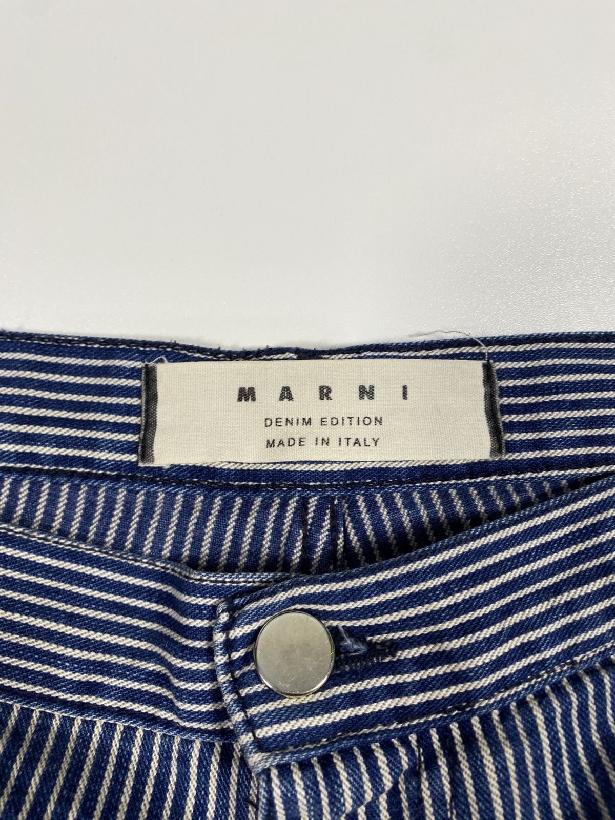 Marni Marni Denim Hickory Pants Size US 31 - 4 Thumbnail