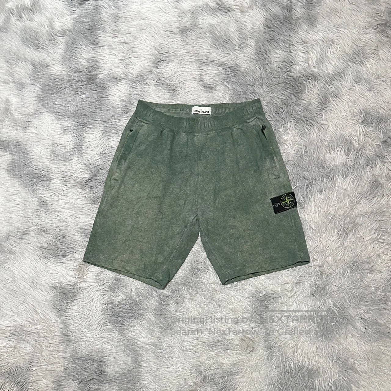 Stone Island Stone Island Dust Green Shorts. Size US 30 / EU 46 - 1 Thumbnail