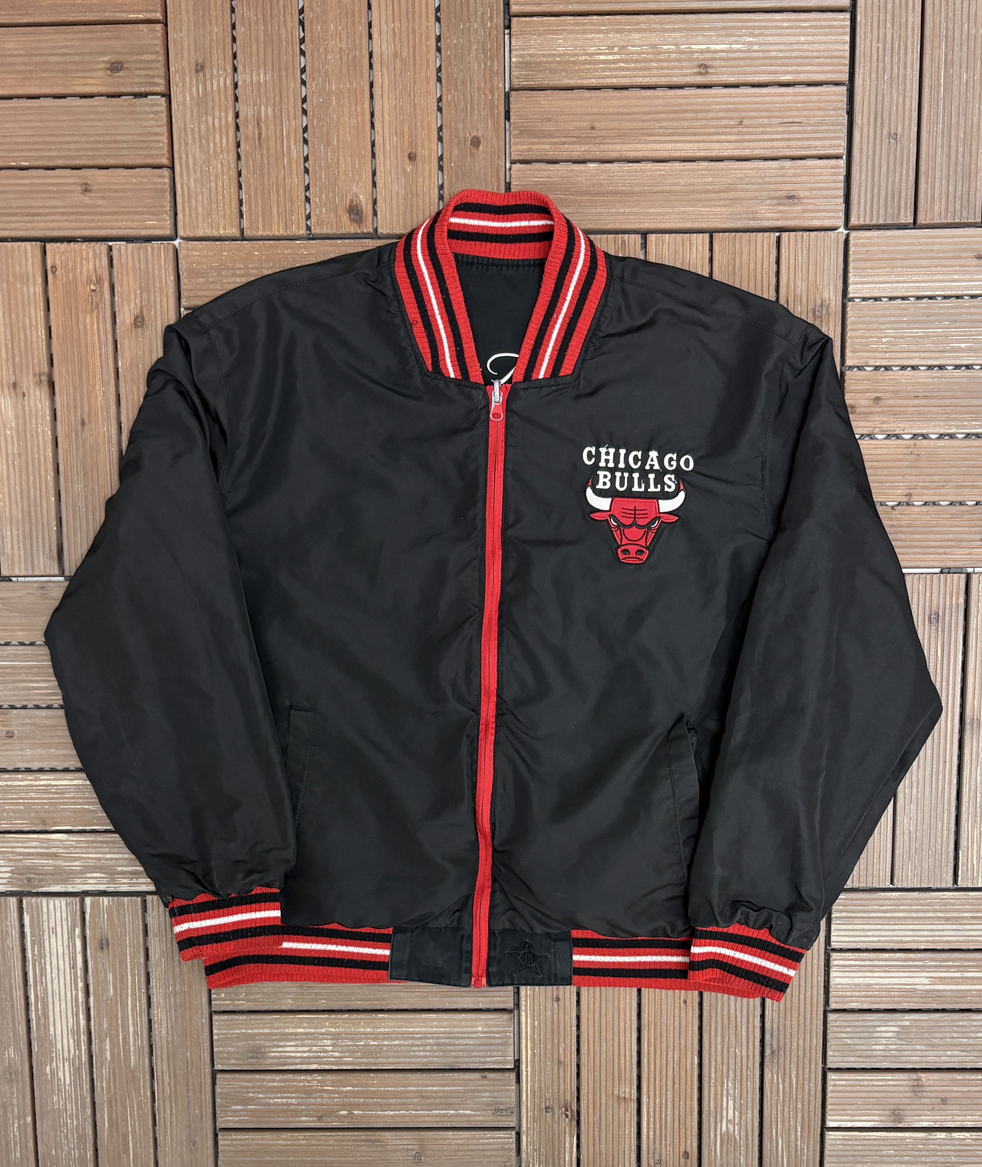 Vintage Chicago Bulls Champions Vintage Reversible Black Jacket Size US XL / EU 56 / 4 - 5 Thumbnail