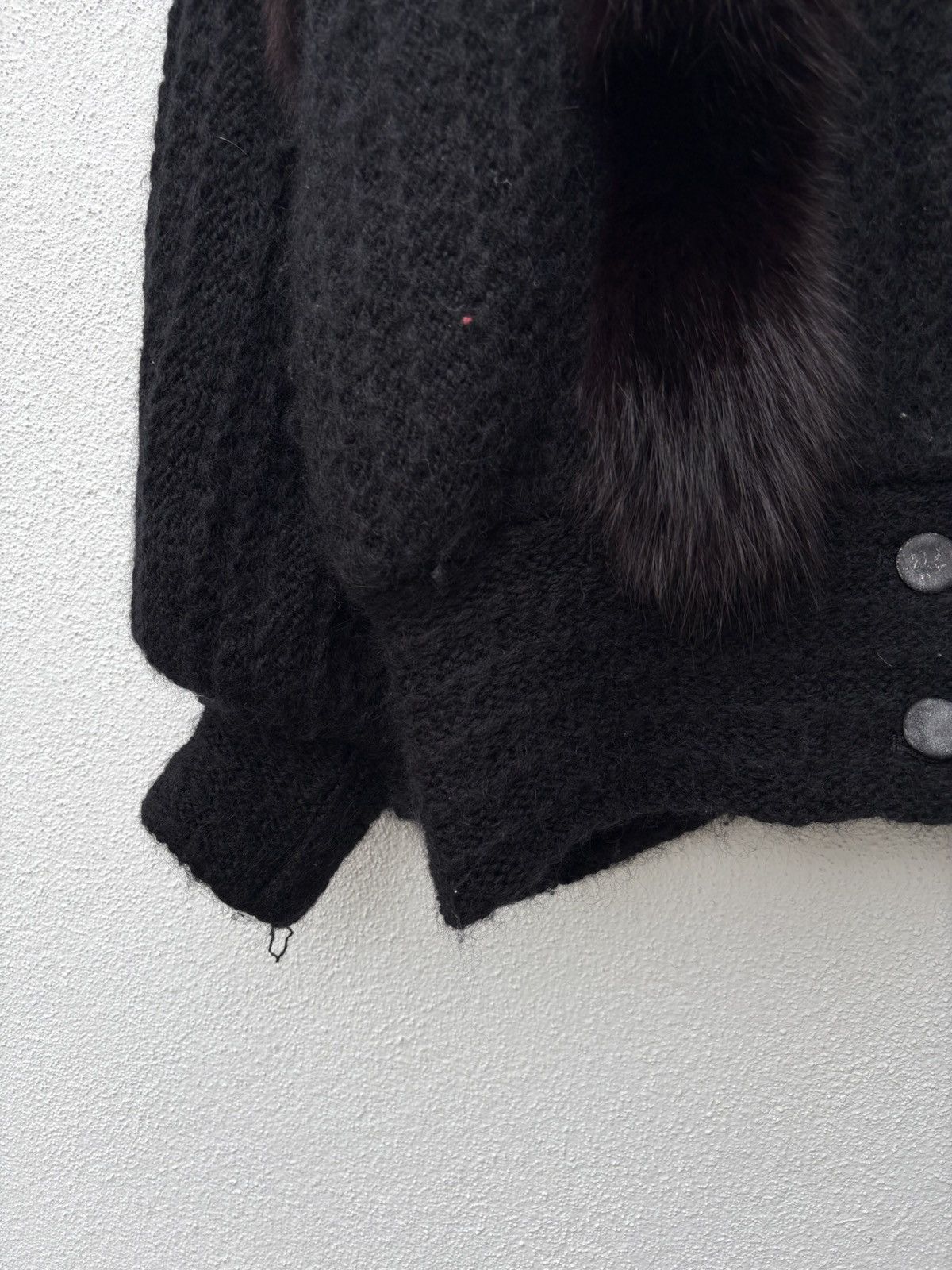 Vintage Vintage Fox Fur Shag Shaggy Cardigan Jacket LGB Inspired Size US M / EU 48-50 / 2 - 5 Thumbnail