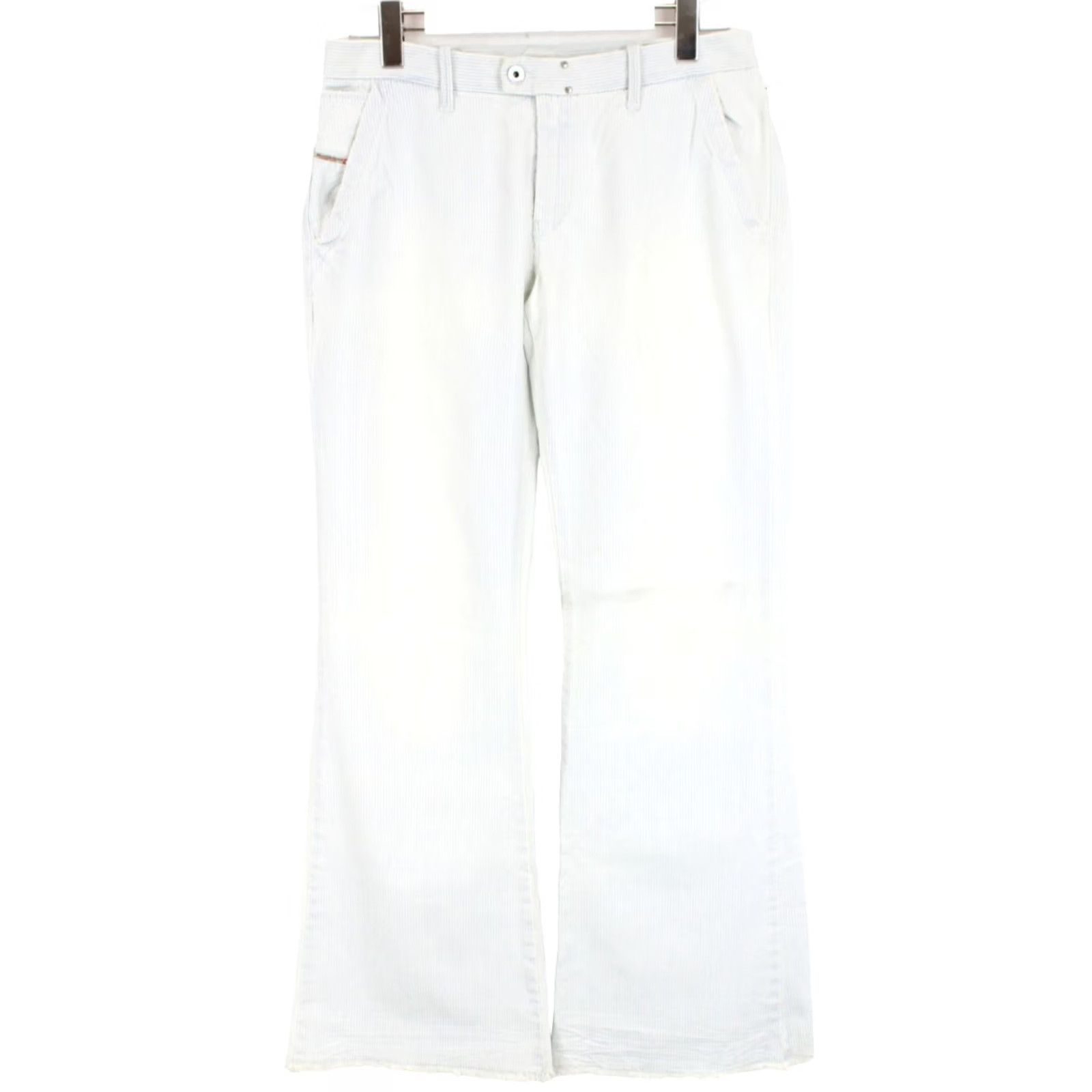Diesel DIESEL Flairlegg Regular-Flare 0889U Jeans Women's W30/L32 Pinstriped Jeans Size 30" / US 8 / IT 44 - 2 Thumbnail