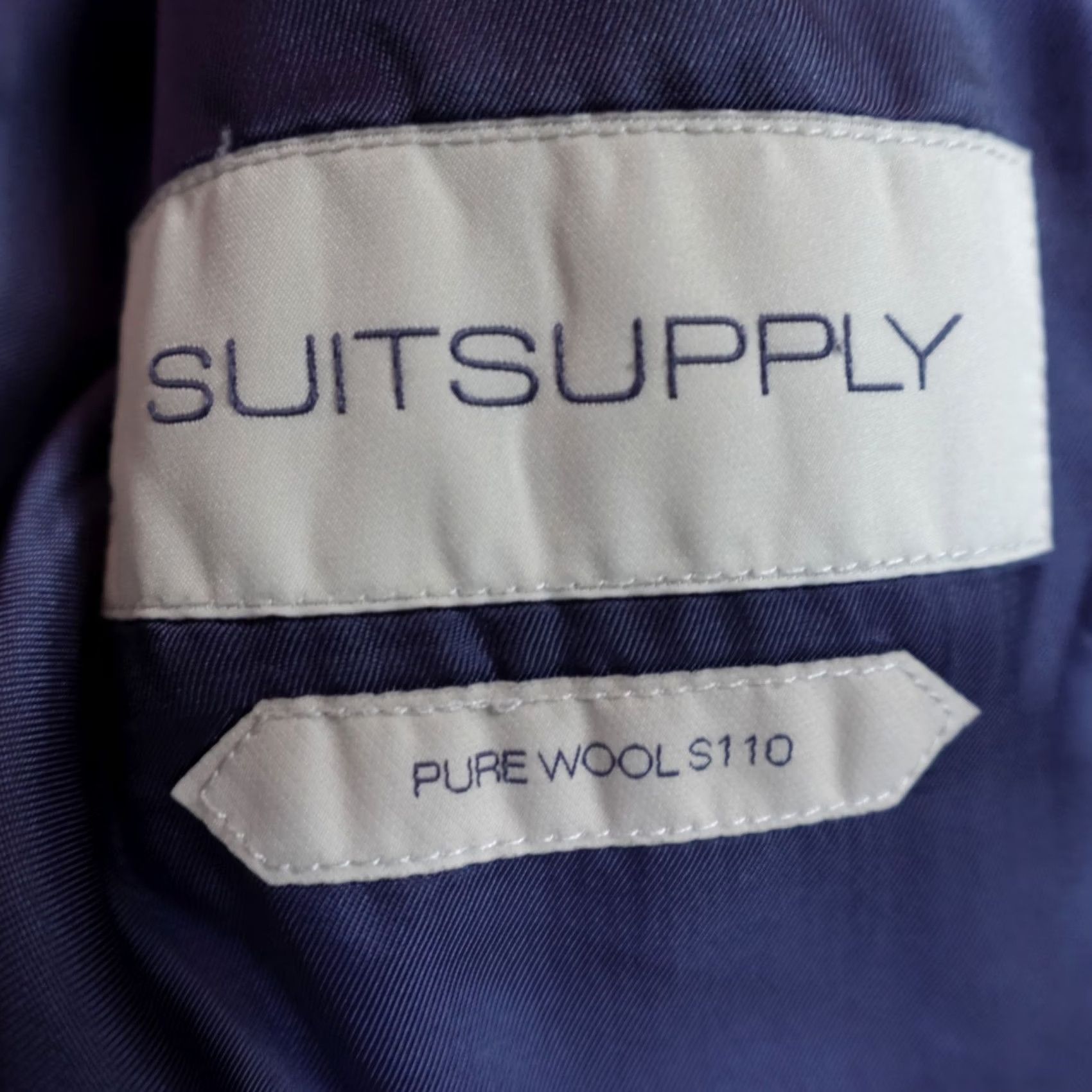 Suitsupply Suitsupply Mens Jacket 38R Gray Wool Double Vent 4 Button Sleeves Notch Lapel Dress Suit Jacket Coat Regular Size Type Mens Size 38R - 3 Thumbnail