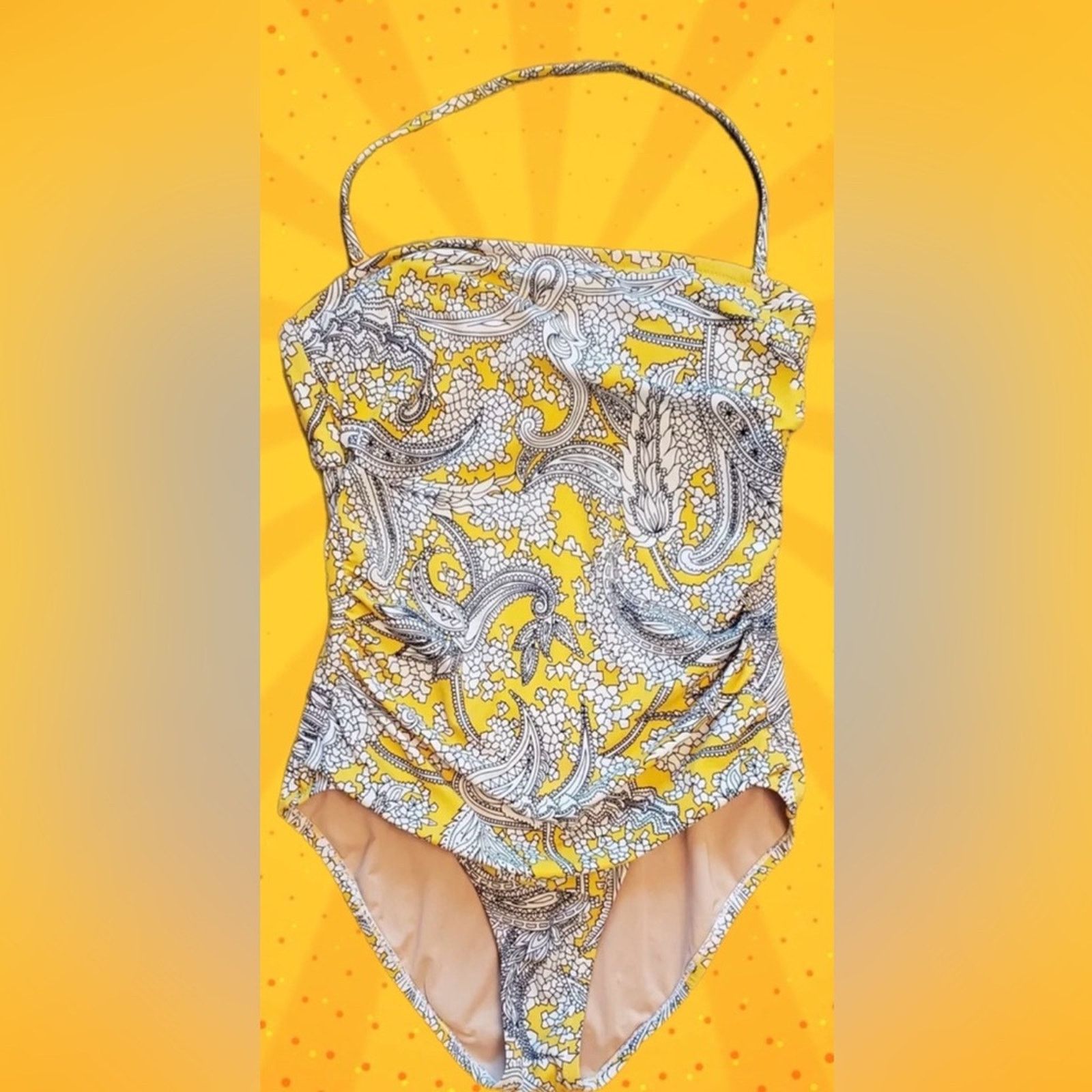 J.Crew J. Crew Bandeau one-piece swimsuit. Great quality! Size ONE SIZE - 1 Thumbnail