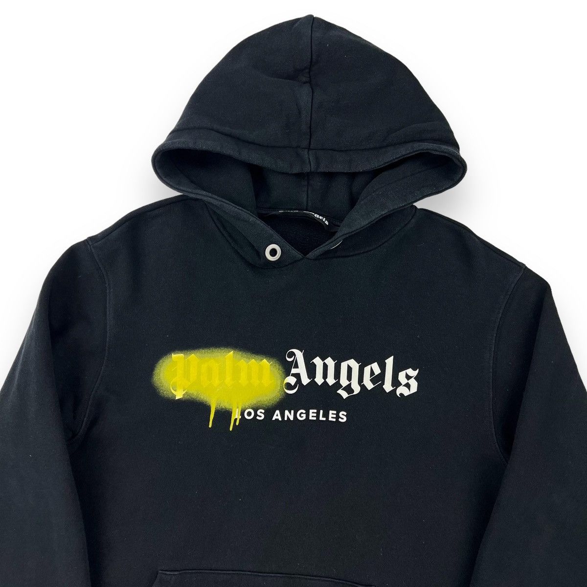 Palm Angels Palm Angels Spray Black Hoodie Size US M / EU 48-50 / 2 - 1 Thumbnail