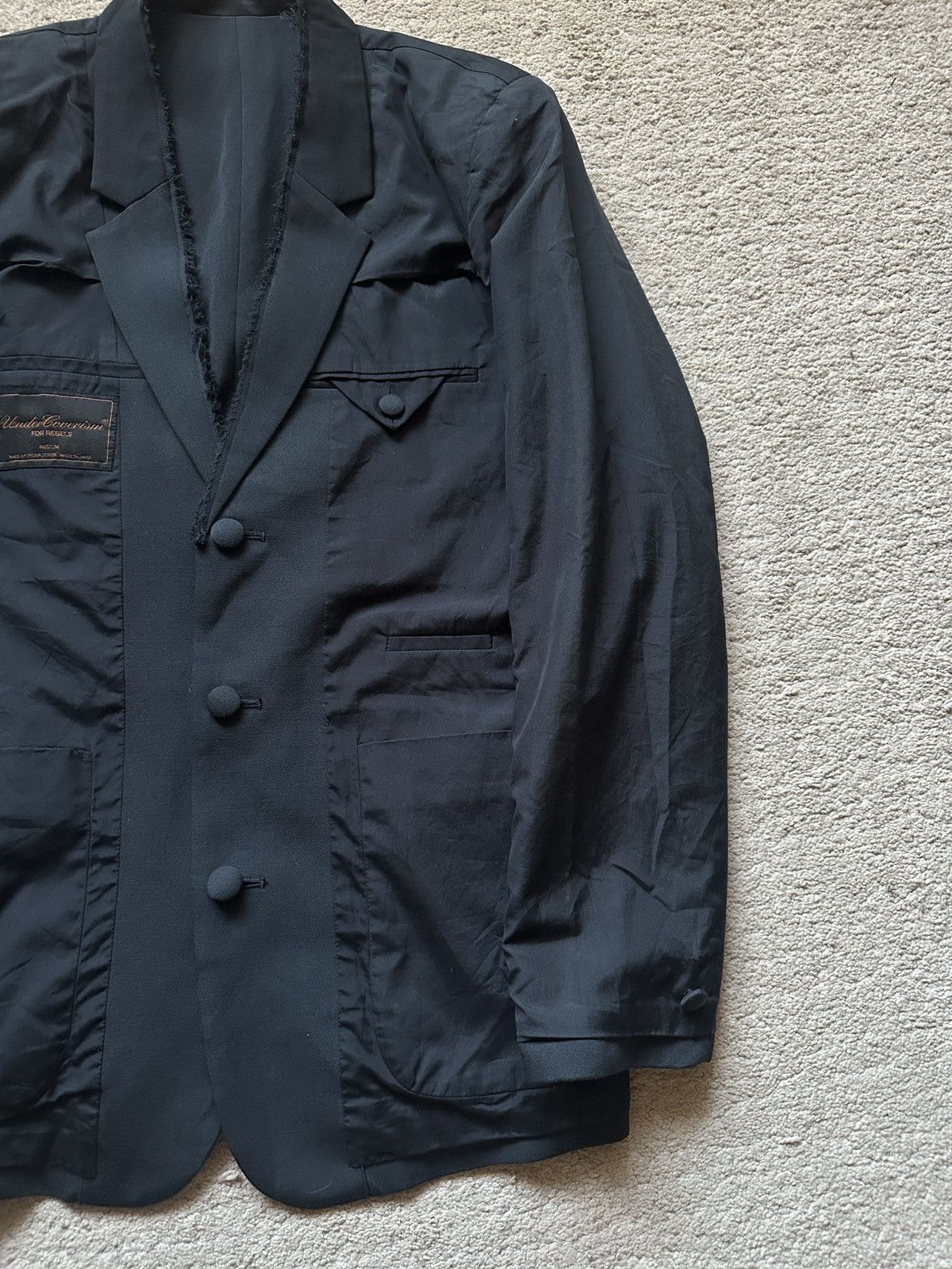 Undercover AW2002 Undercoverism Reversible Cutoff 3 Button Jacket Size US M / EU 48-50 / 2 - 5 Thumbnail