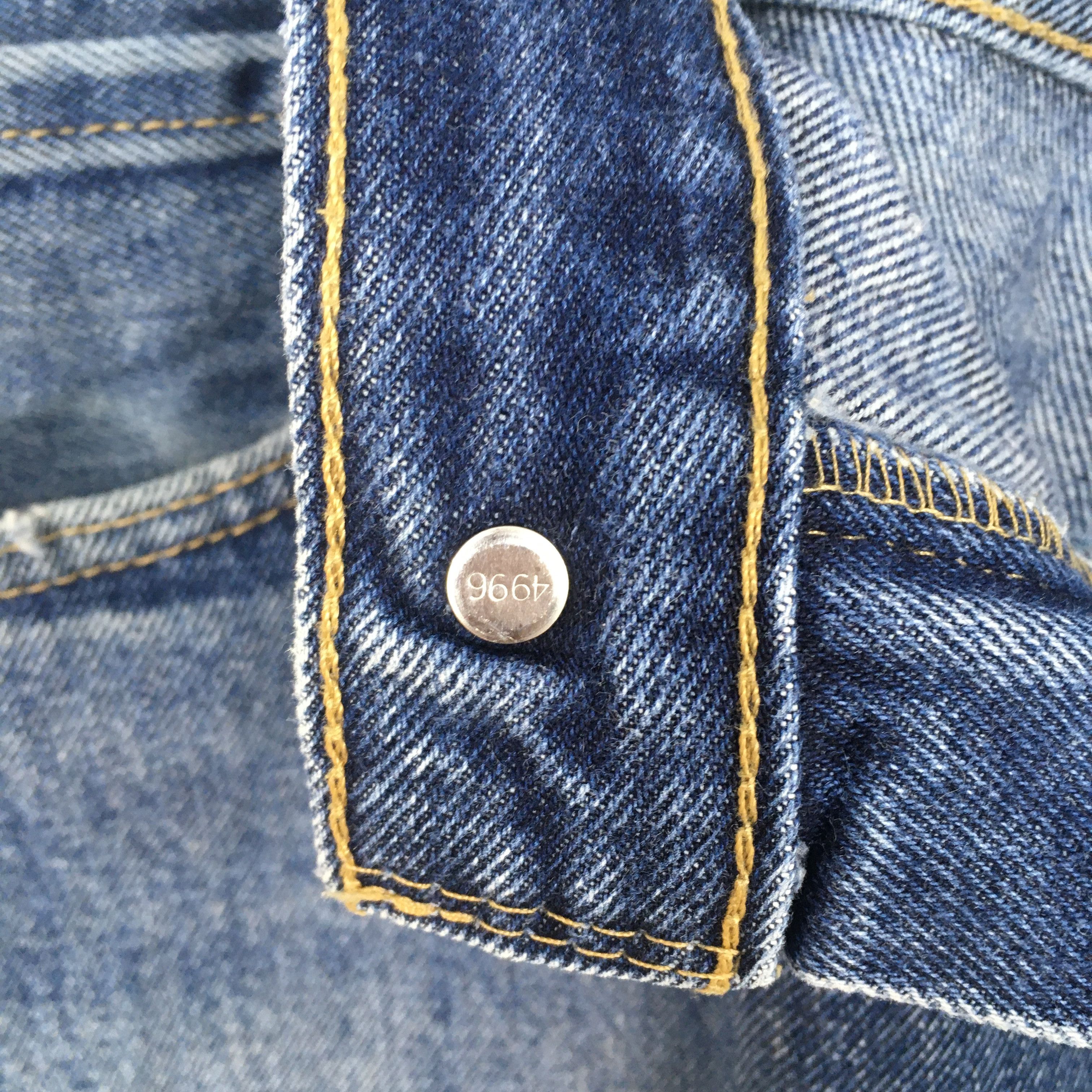 Levi's Size 36x30 Vintage Levi's 505 Regular Fit Wash Jeans S1948 Size US 36 / EU 52 - 7 Thumbnail