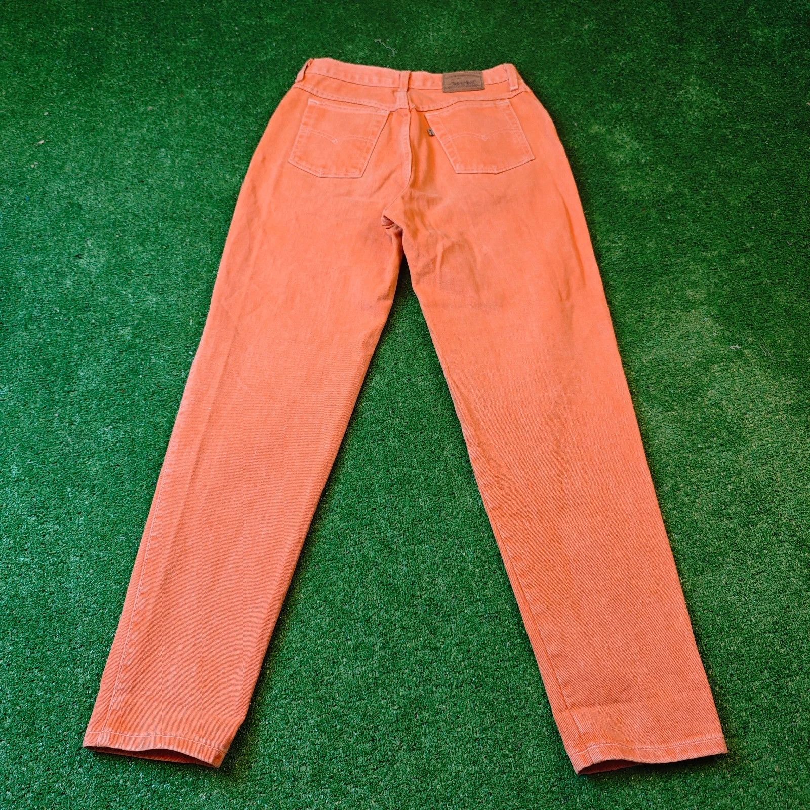Levi's Vintage Clothing Vintage Levi's 900 Jeans womens 26 Orange 90s drip rare Size 26" / US 2 / IT 38 - 3 Thumbnail