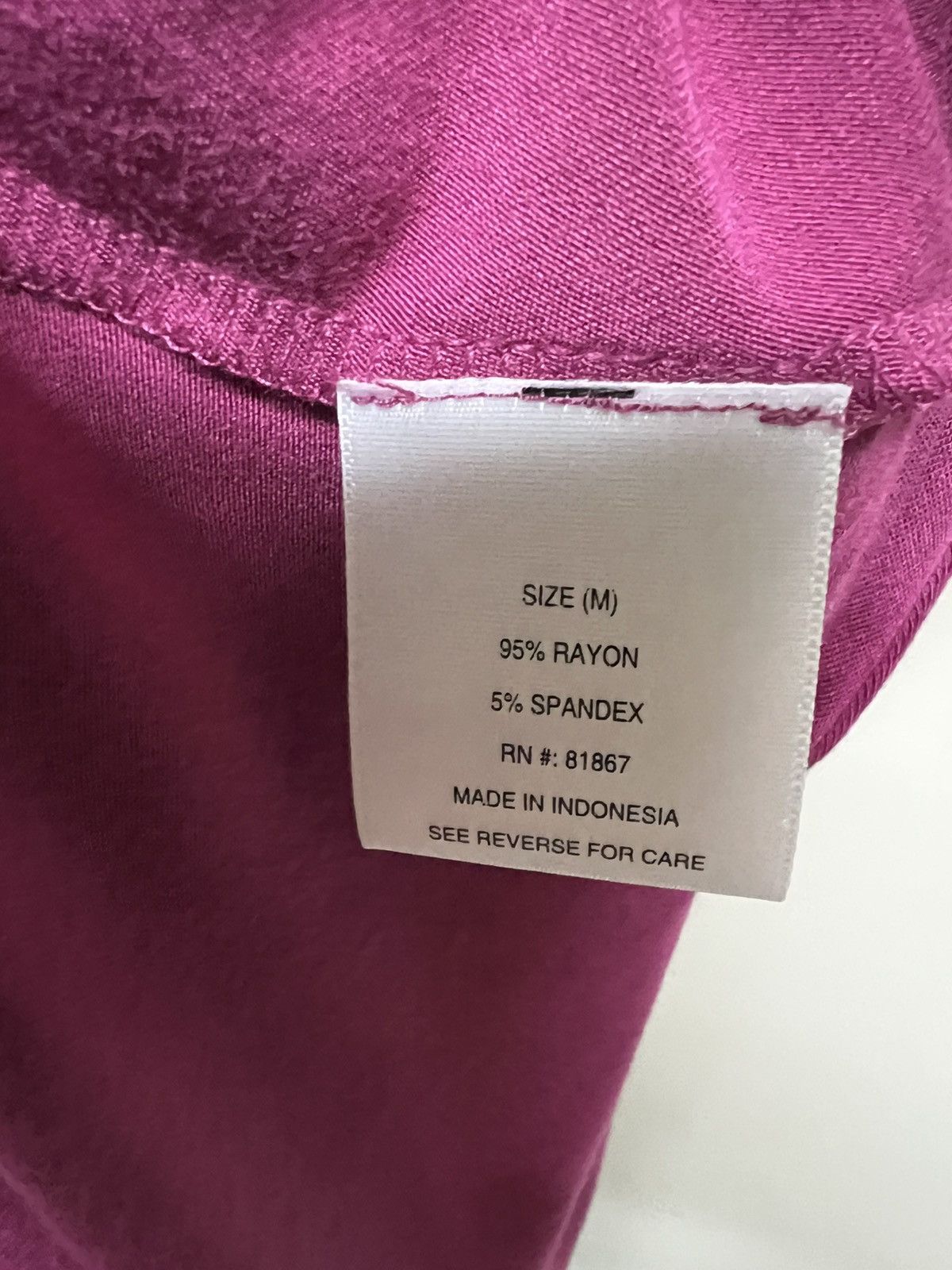 Other New with Tags Women’s Olivia Sky Raspberry Wine Long Tunic Size M / US 6-8 / IT 42-44 - 8 Thumbnail