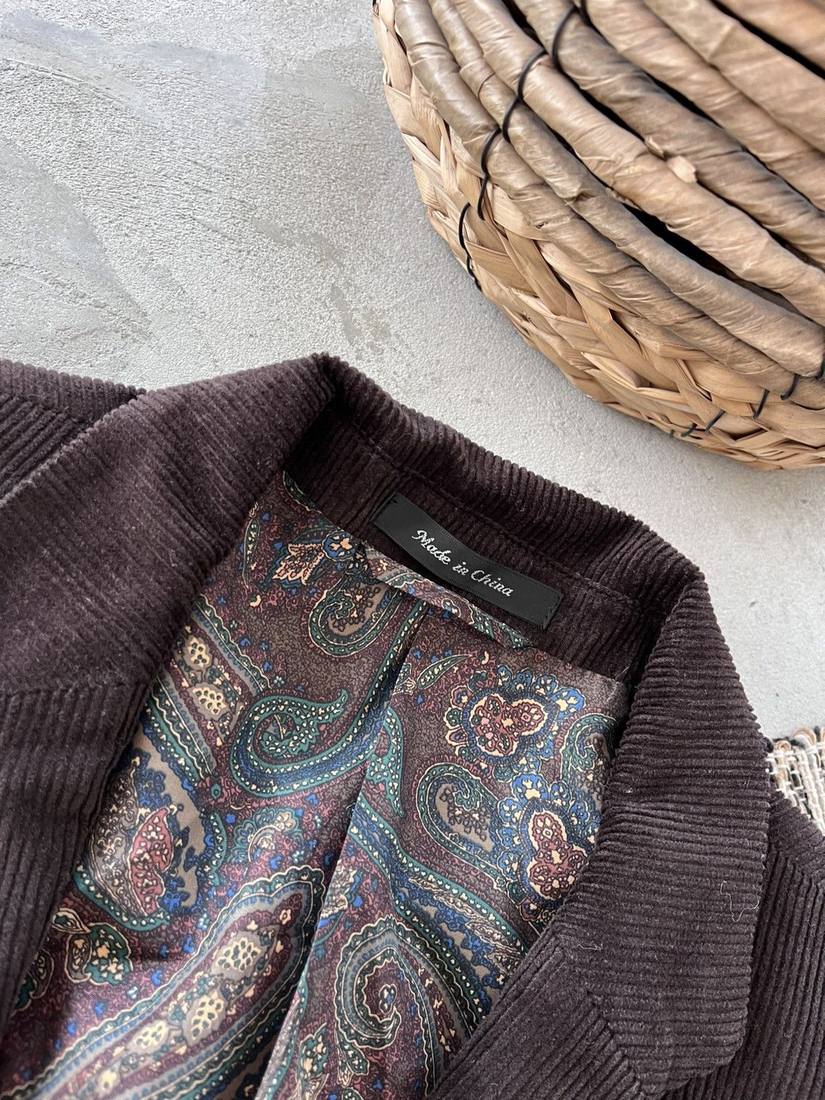 Polo Ralph Lauren Vintage Polo Ralph Lauren Brown Corduroy Blazer Avantgarde Size 44R - 6 Thumbnail