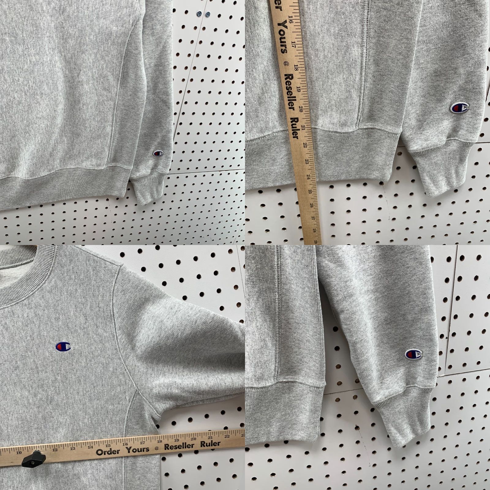 Champion VINTAGE Champion Reverse Weave Sweatshirt Mens Small Gray Pullover Crewneck 70s Retro Gray Sweatshirt Mens Small 70s Retro Logo Size S / US 4 / IT 40 - 10 Thumbnail