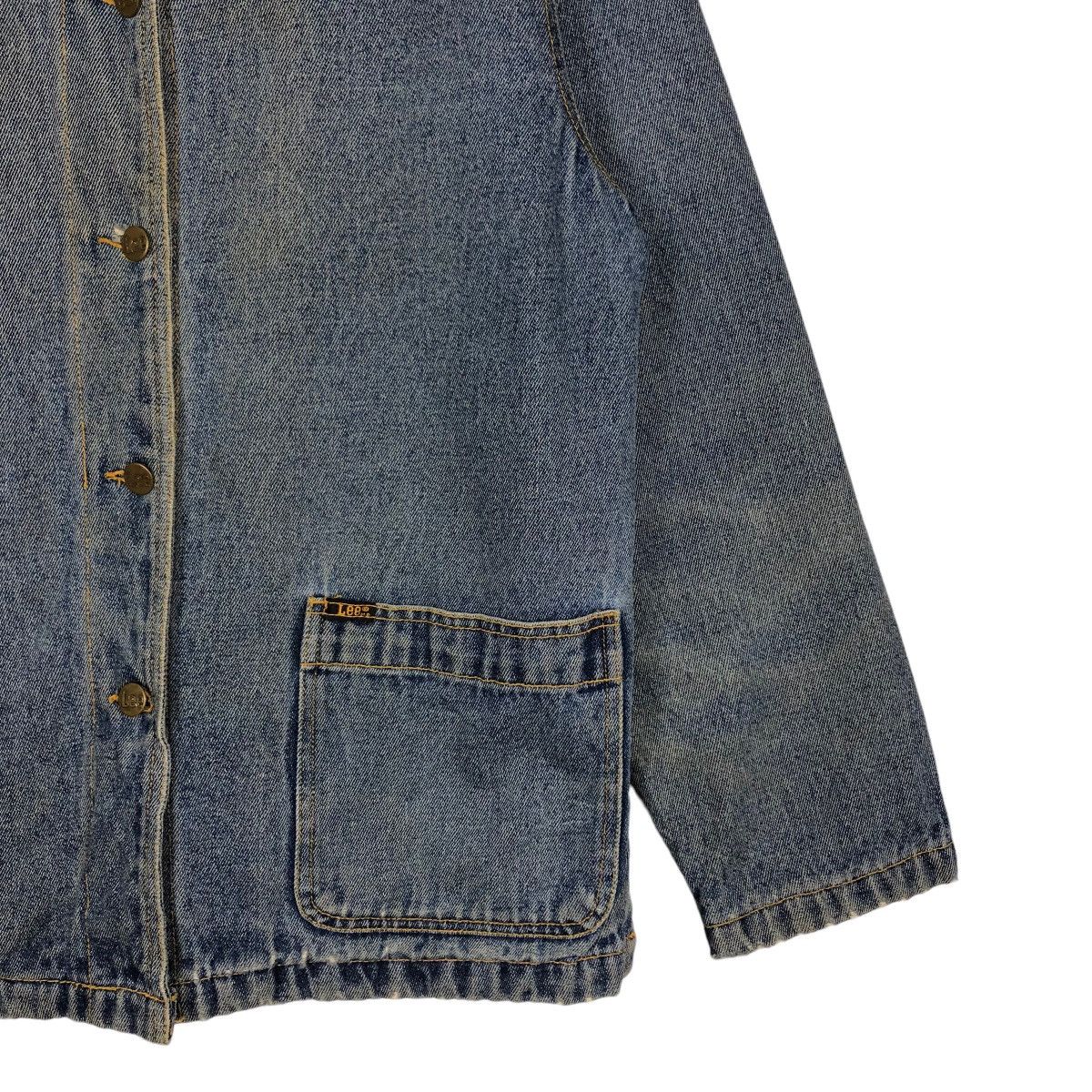 Japanese Brand 🔥90’s Biker Denim Jacket Chore Work Issey Miyake Design Size US L / EU 52-54 / 3 - 4 Thumbnail