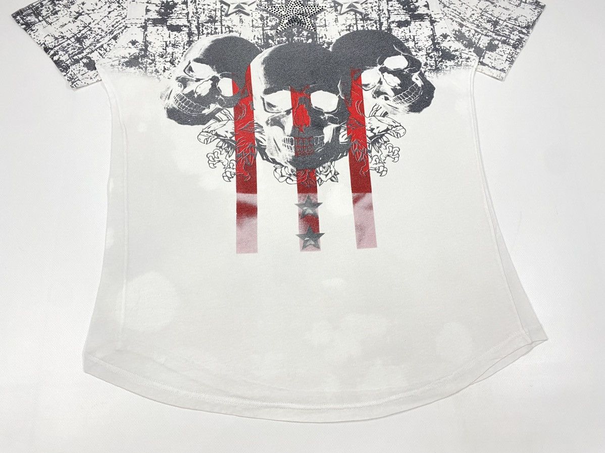 Vintage LASTDROP🔥 Y2K Skulls Stars Roses Jesse Pinkman Style T-shirt Size US M / EU 48-50 / 2 - 4 Thumbnail