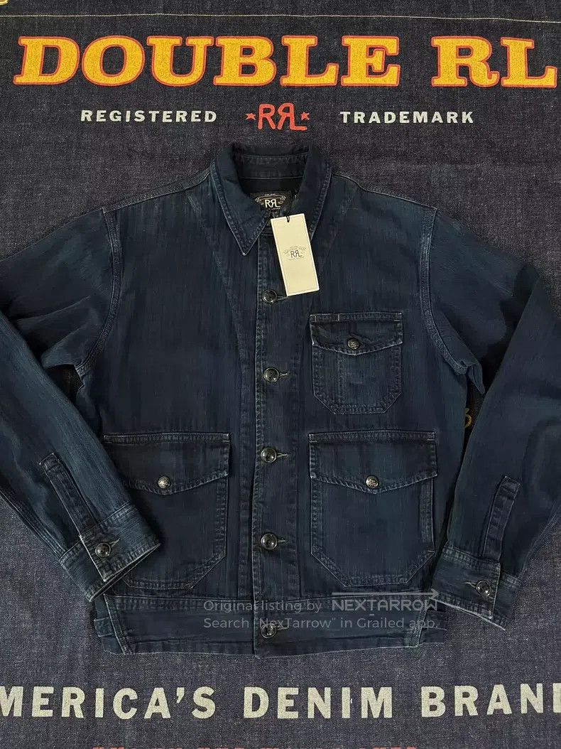 RRL Ralph Lauren RRL Ralph Lauren Exclusive blue dye jacket, Depp's same he Size US S / EU 44-46 / 1 - 5 Thumbnail