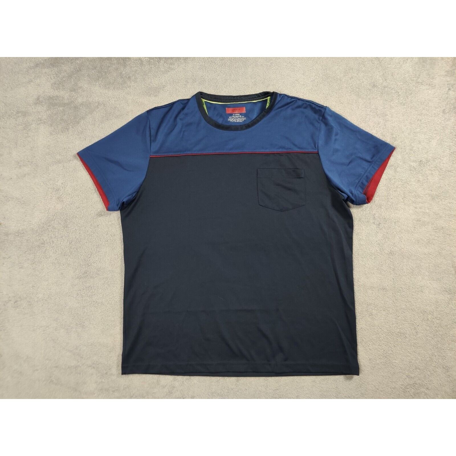 Alfani Alfani Shirt Adult Mens XL Dark Blue Torso Pocket Slim Fit Size US XL / EU 56 / 4 - 1 Thumbnail