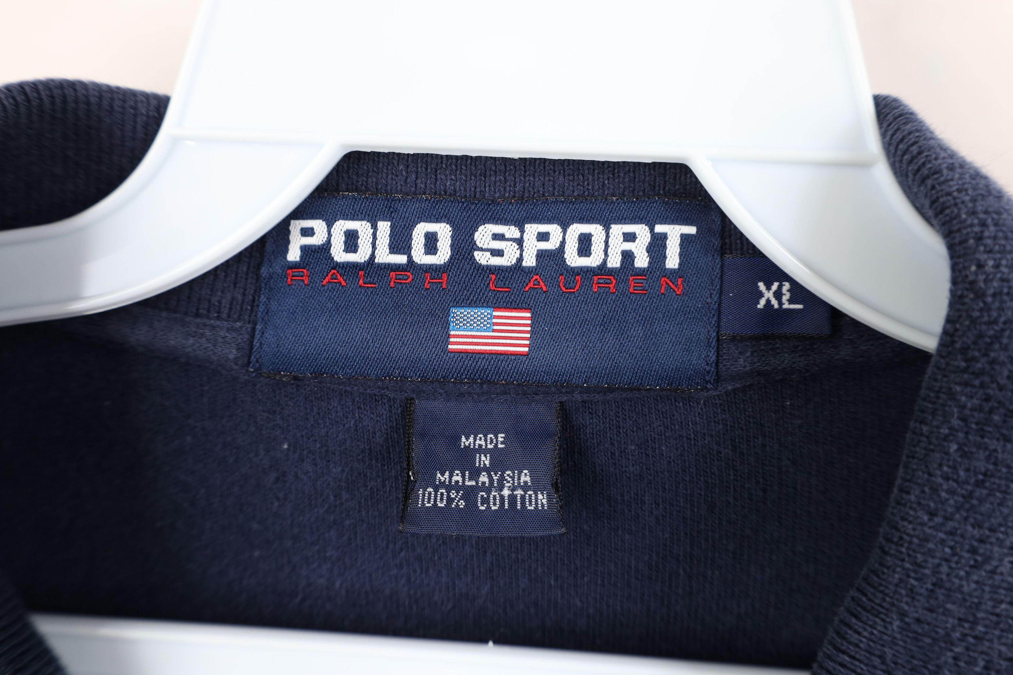 Polo Ralph Lauren Vintage 90s Polo Sport Ralph Lauren Long Sleeve Rugby Polo Size US XL / EU 56 / 4 - 10 Thumbnail
