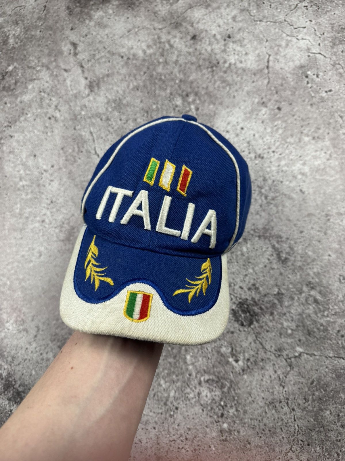 Other ITALIA Cap Hat Embroidered Italia Flag Hat Adjustable OS Size ONE SIZE - 1 Thumbnail