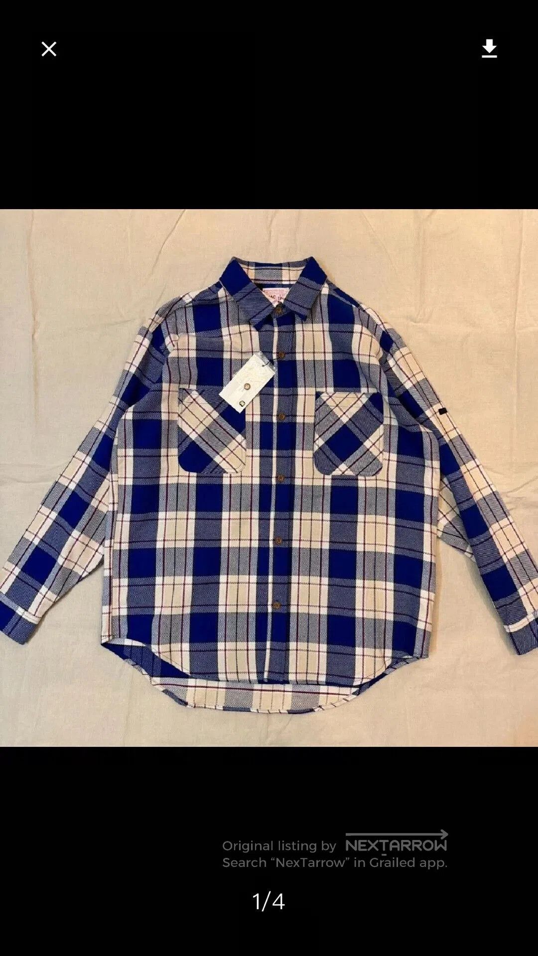 N.Hoolywood N.HOOLYWOOD BIGMAC Check Shirt. Size US M / EU 48-50 / 2 - 4 Thumbnail