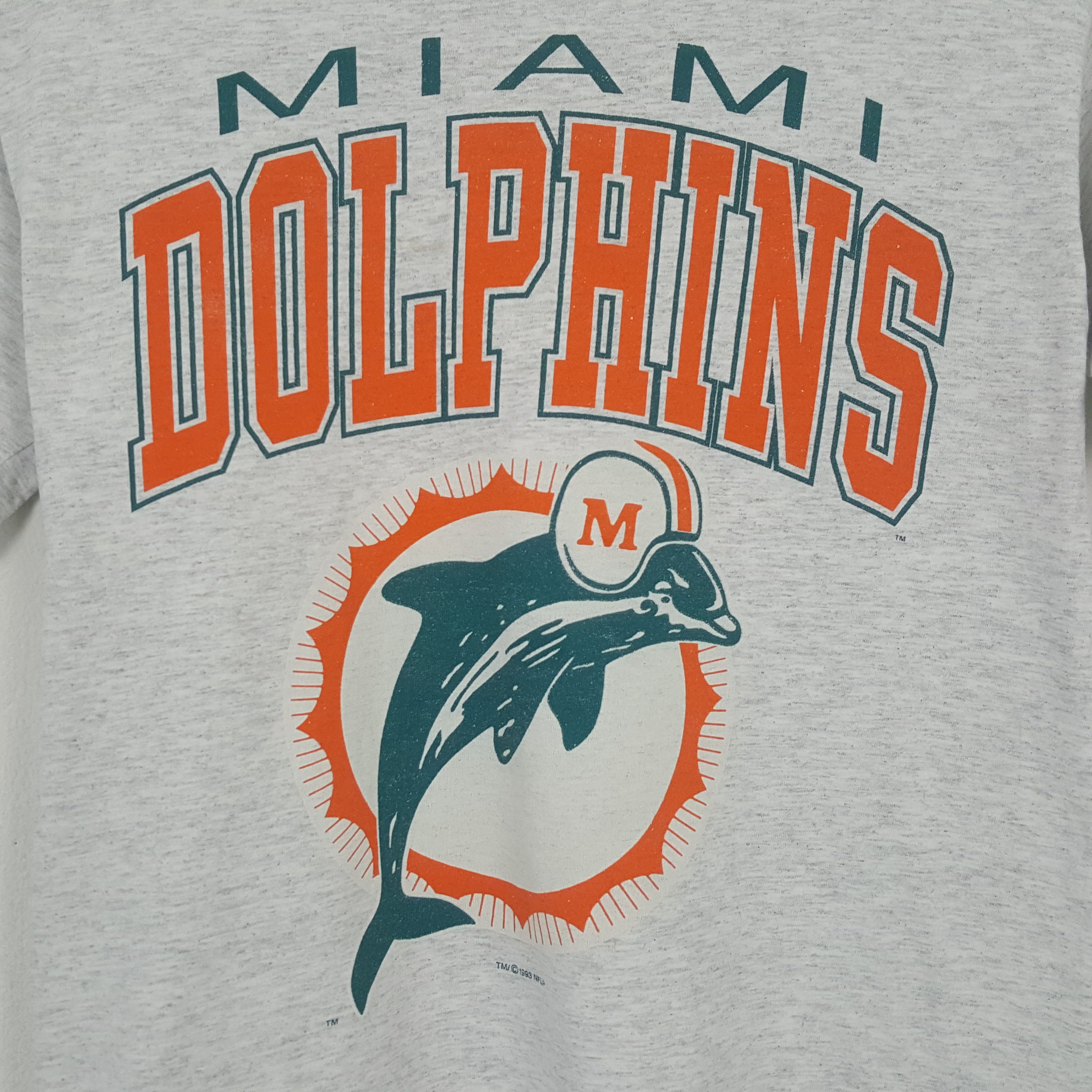 NFL × Starter × Vintage MIAMI DOLPHINS NFL Football Team Tshirt C276N80 Size US M / EU 48-50 / 2 - 2 Thumbnail