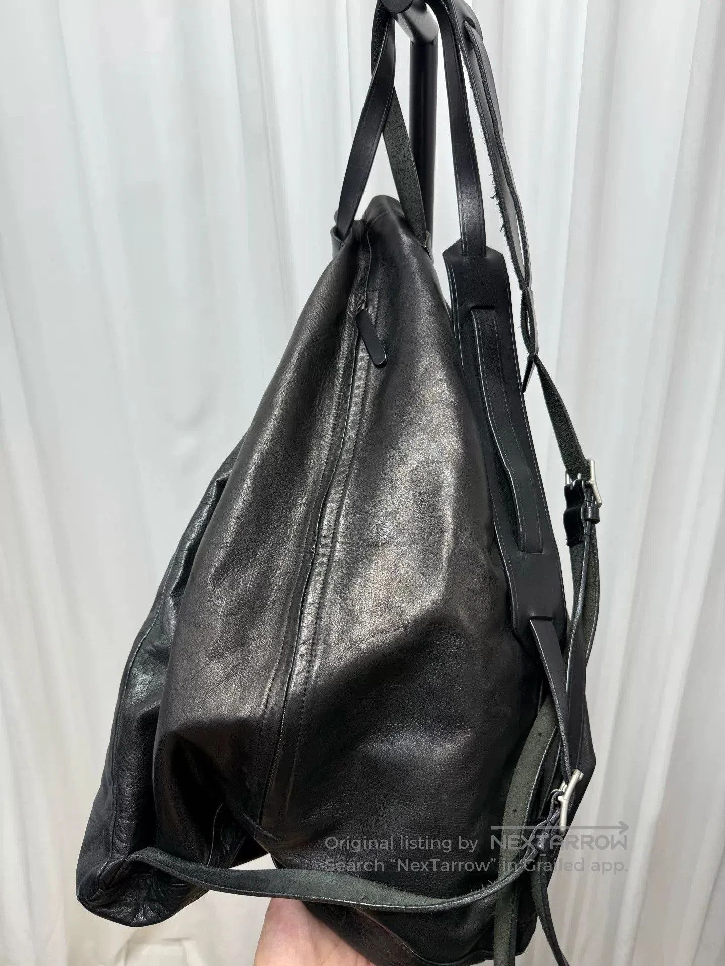 Yohji Yamamoto yohji yamamoto leather backpack for men. Size ONE SIZE - 4 Thumbnail