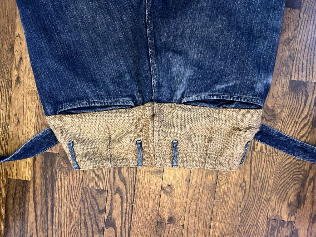 Kapital Kountry KAPITAL denim 2tone high waisted jeans (27) Size US 32 / EU 48 - 9 Thumbnail