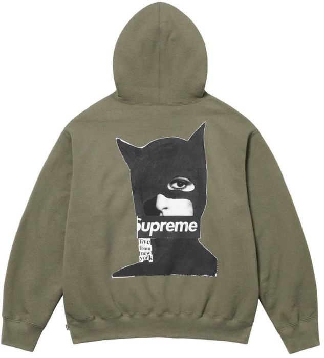 Supreme Supreme Catwoman Hooded Sweatshirt Hoodie Light Olive