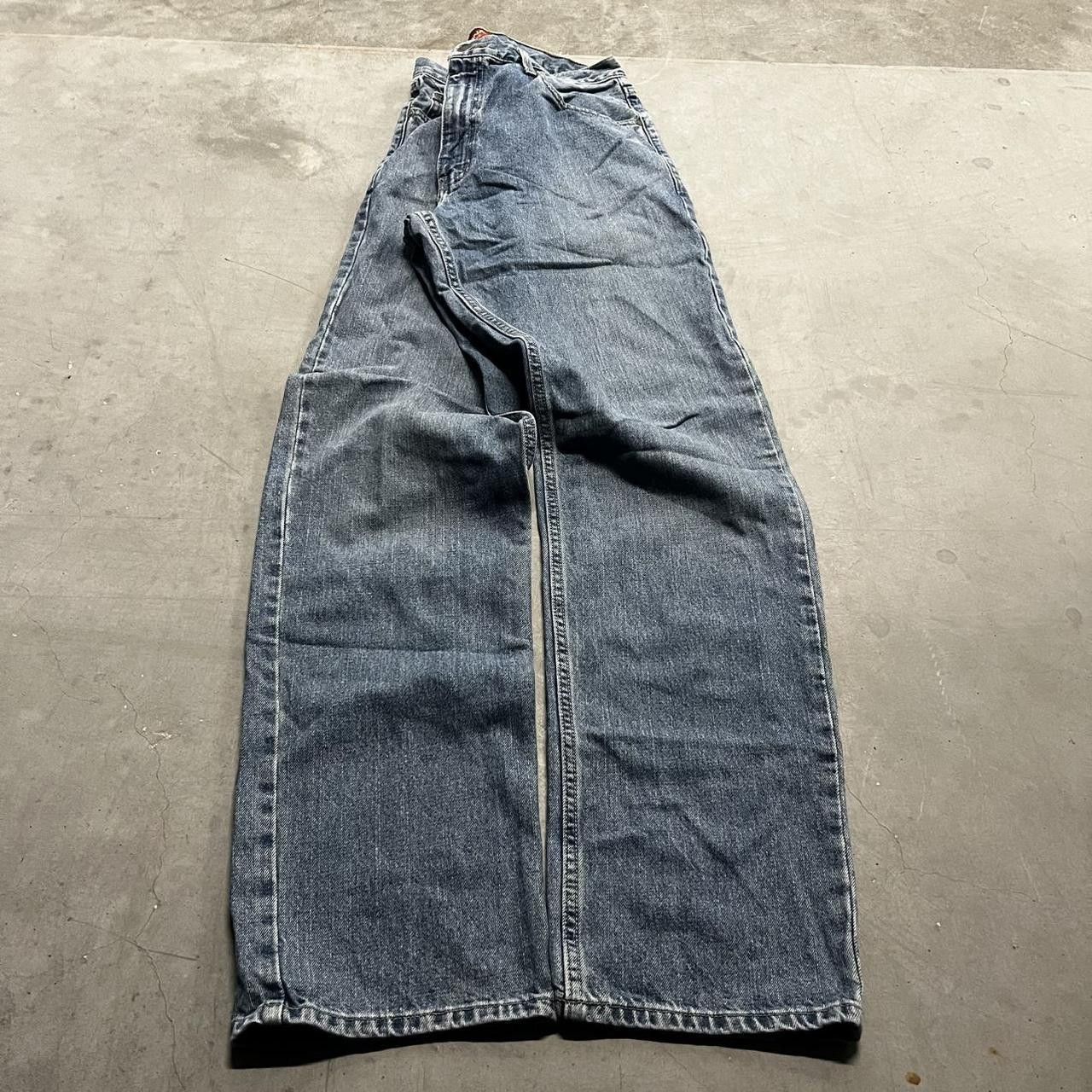 Vintage Vintage Y2K/2000s Baggy Skater style Medium wash Denim Jeans! Size US 34 / EU 50 - 3 Thumbnail