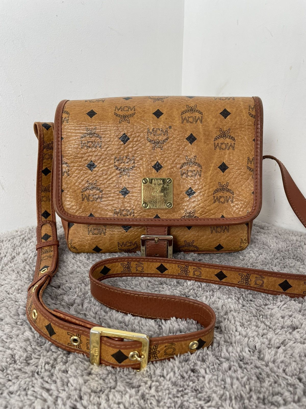 MCM MCM messenger Crossbody Bag monogram N0190 Size ONE SIZE - 4 Thumbnail
