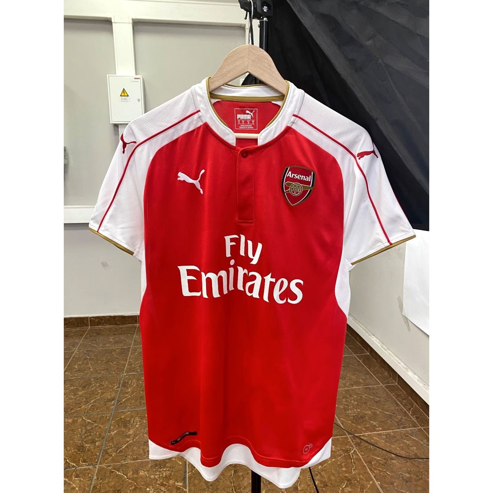Puma Y2K Arsenal Puma Soccer Jersey 2015 Red M Retro Blokecore Mens Shirt Size US M / EU 48-50 / 2 - 2 Thumbnail