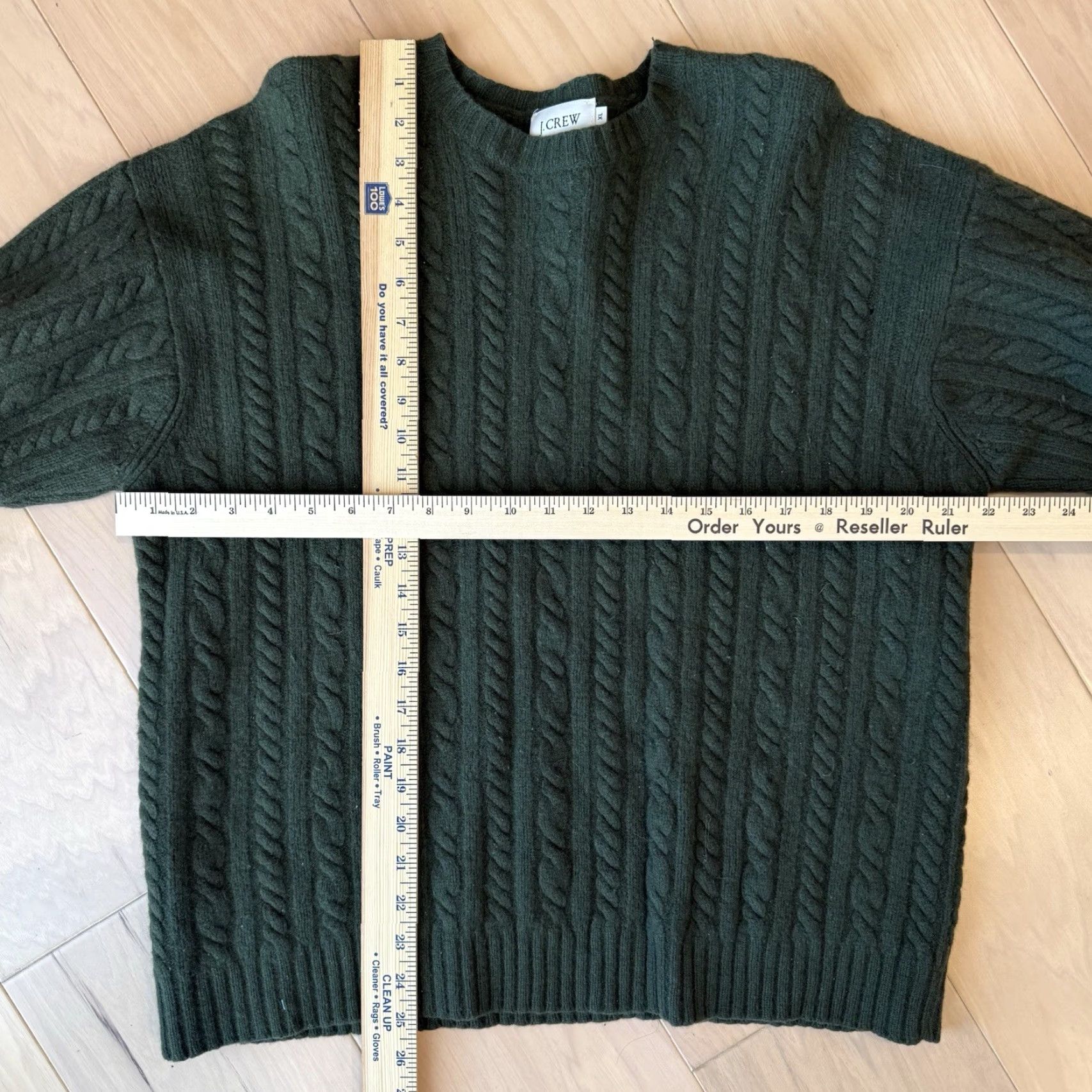 J.Crew VINTAGE J.CREW Wool Sweater XL Green Oarsman Minimalist 90s Hip Hop Hippie Hipster Nature Outdoor American Crew Neck Pullover Knit Shirt Mens Size US XL / EU 56 / 4 - 3 Thumbnail
