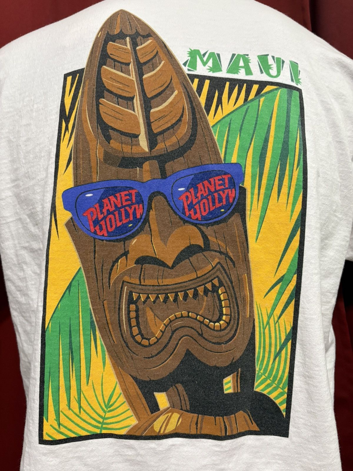 Planet Hollywood Vintage Planet Hollywood Maui Tshirt 90’s Hawaii Tiki Grail Size US XL / EU 56 / 4 - 3 Thumbnail
