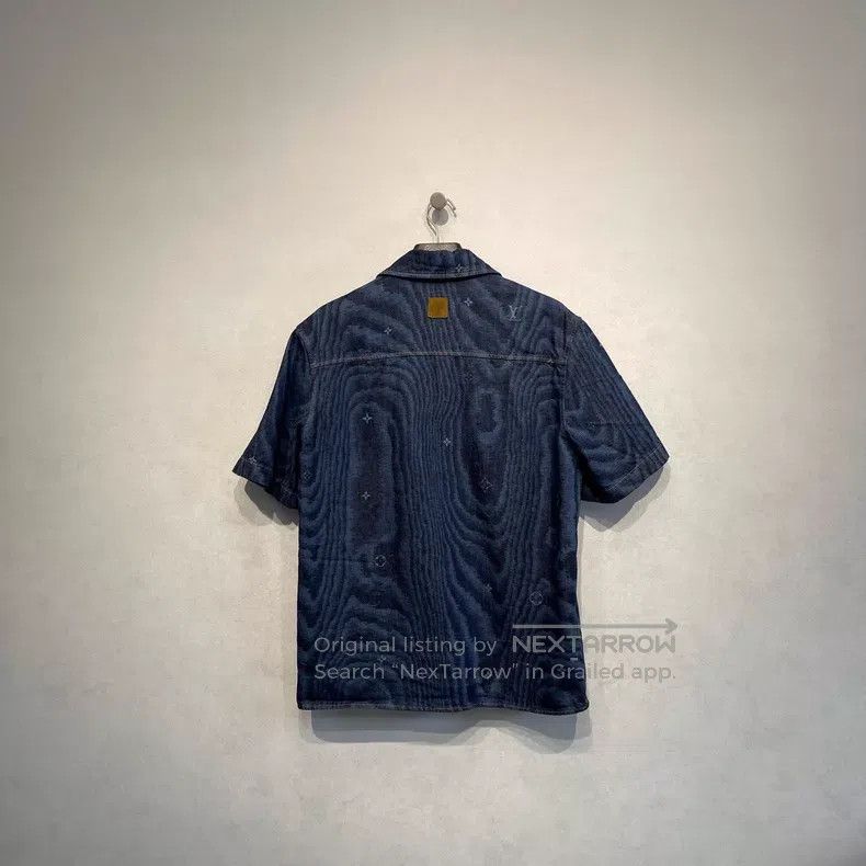 Louis Vuitton Louis Vuitton FW25 Pre-Fall Men's Short Sleeve Denim Butto Size US XL / EU 56 / 4 - 4 Thumbnail