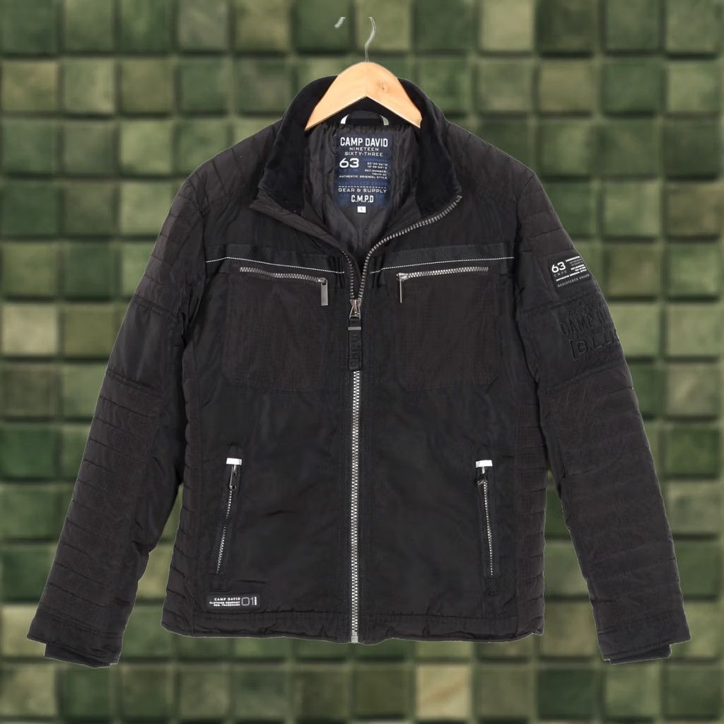 Vintage CAMP DAVID Insulated Jacket Men Size S MJ6072 - Camp David Jacket, Men, S, Black, Zip, All Seasons, Padded, Polyester, Casual, Travel, Hiking, Walking Size US S / EU 44-46 / 1 - 1 Thumbnail