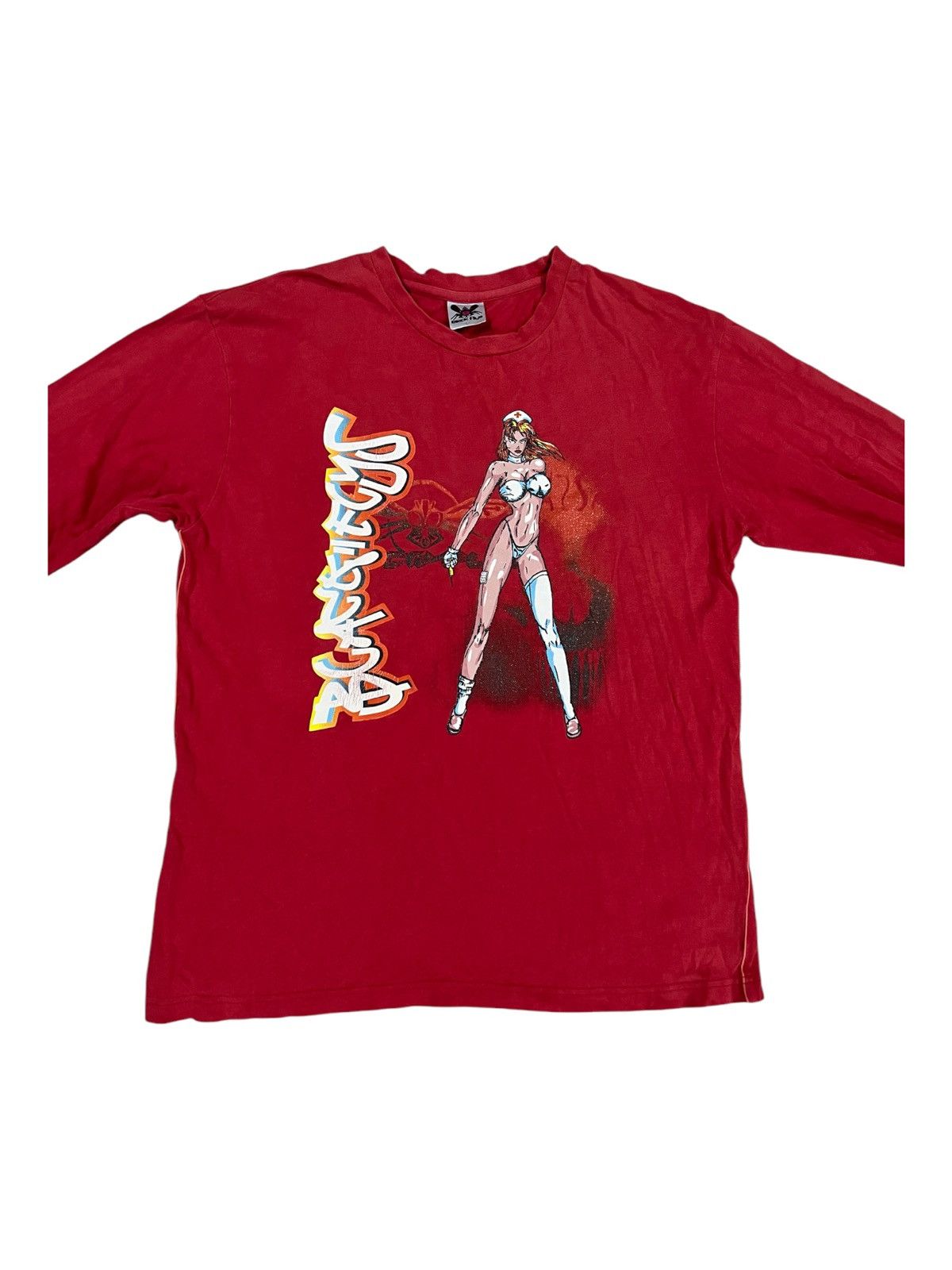Hook-Ups RARE Vintage Hook-Ups Anime Black Flys Skateboard LS Shirt Size US L / EU 52-54 / 3 - 3 Thumbnail