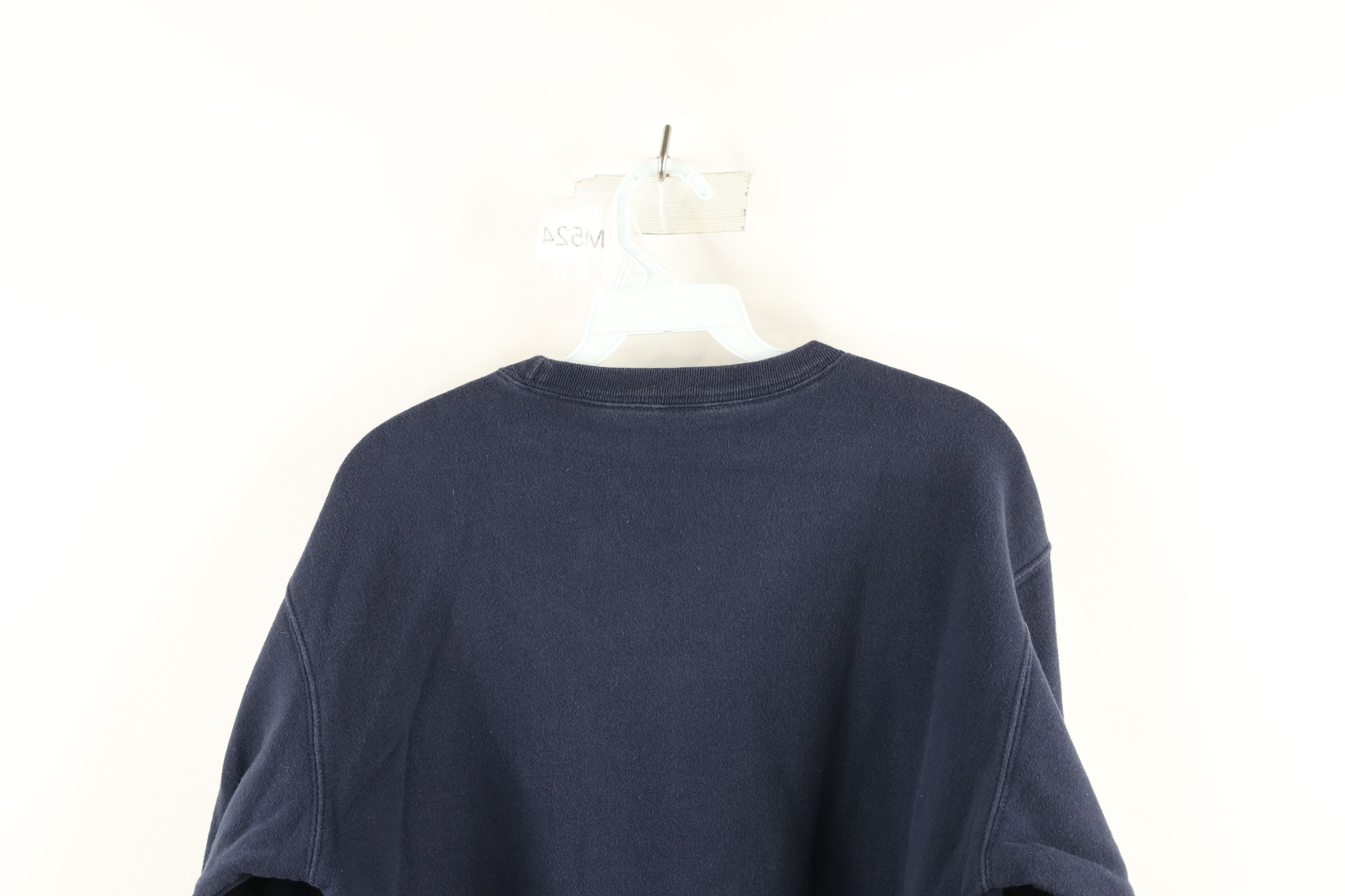 Gap × Vintage Vintage Gap Spell Out Crewneck Sweatshirt Navy Blue Size S / US 4 / IT 40 - 8 Thumbnail