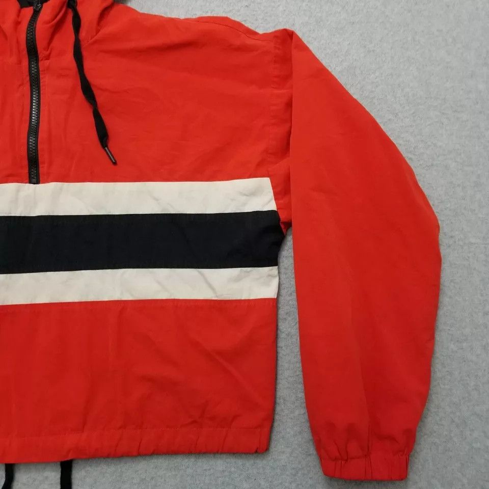Forever 21 Forever 21 Jacket Womens Medium Zip Hooded Boxy Windbreaker Size M / US 6-8 / IT 42-44 - 3 Thumbnail