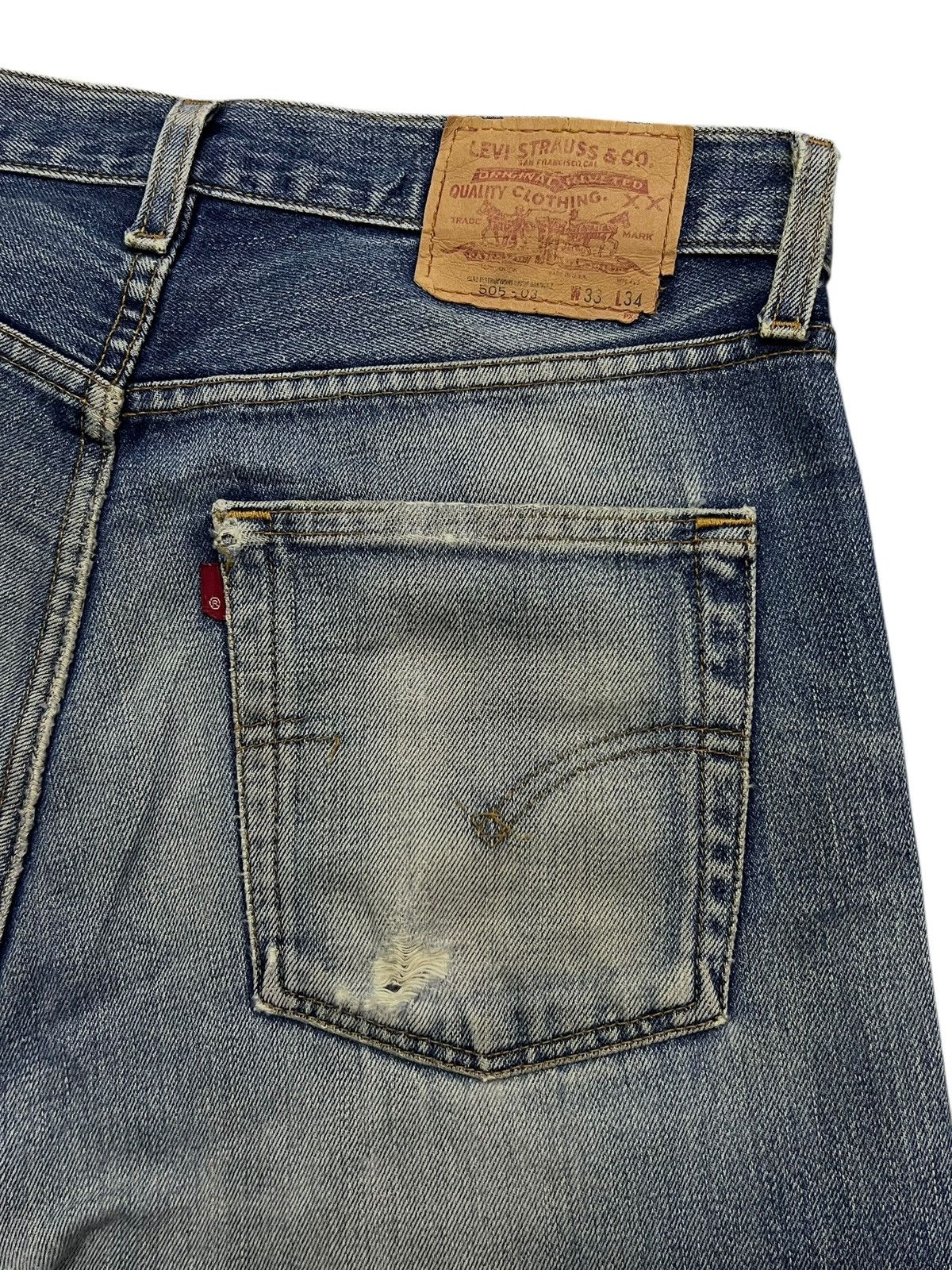 Levi's Loose Vintage 00s Levi’s 505-03 Japan - Faded Wash Jeans Size US 33 - 8 Thumbnail