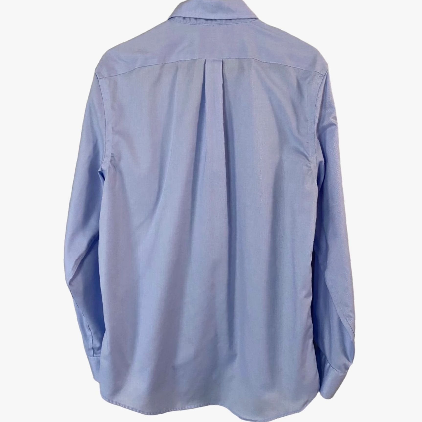 Ralph Lauren Lauren Ralph Lauren Button-Down Dress Shirt Blue Men's Large Business-Casual Size 42R - 3 Thumbnail